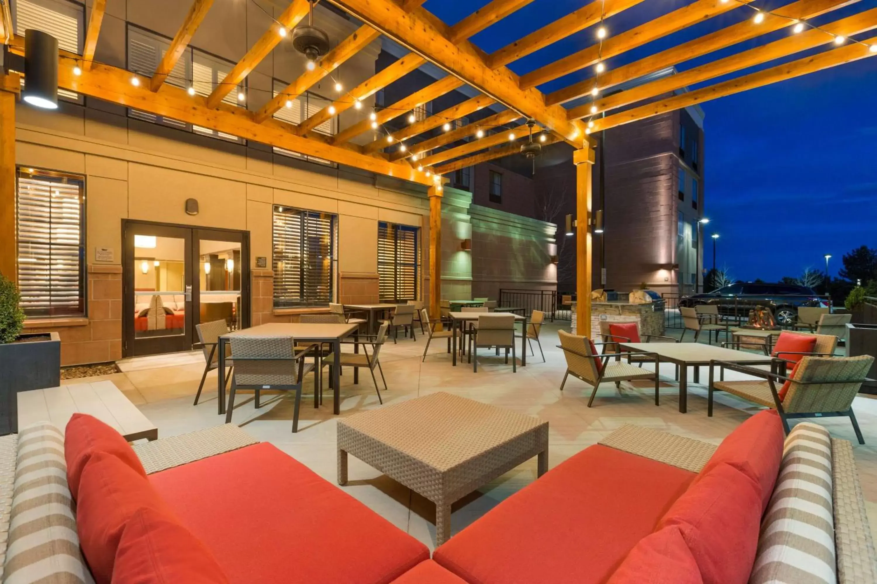 Patio, Restaurant/Places to Eat in Homewood Suites by Hilton Denver Tech Center