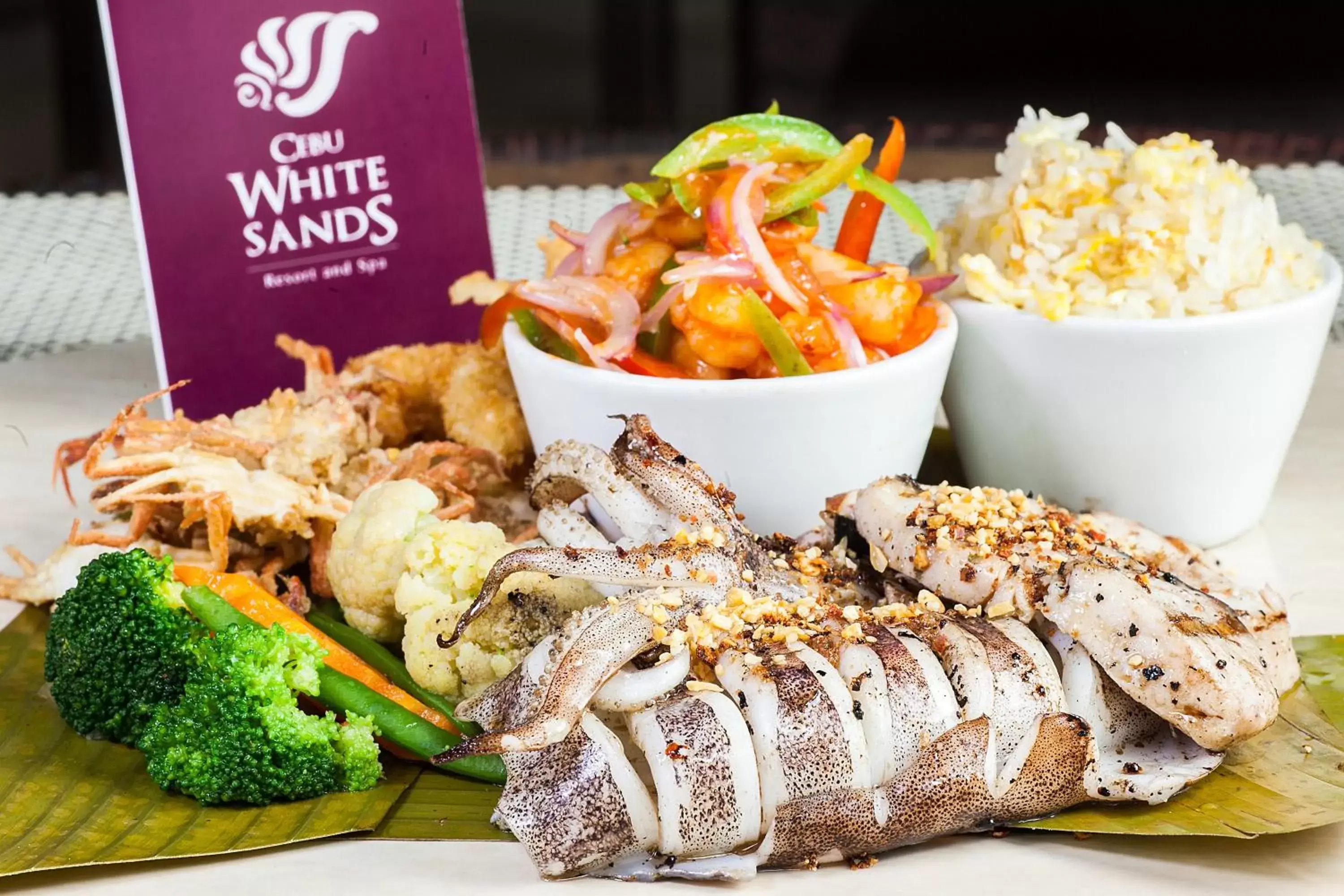 Food close-up in Cebu White Sands Resort and Spa Food close-up in Cebu White Sands Resort and Spa