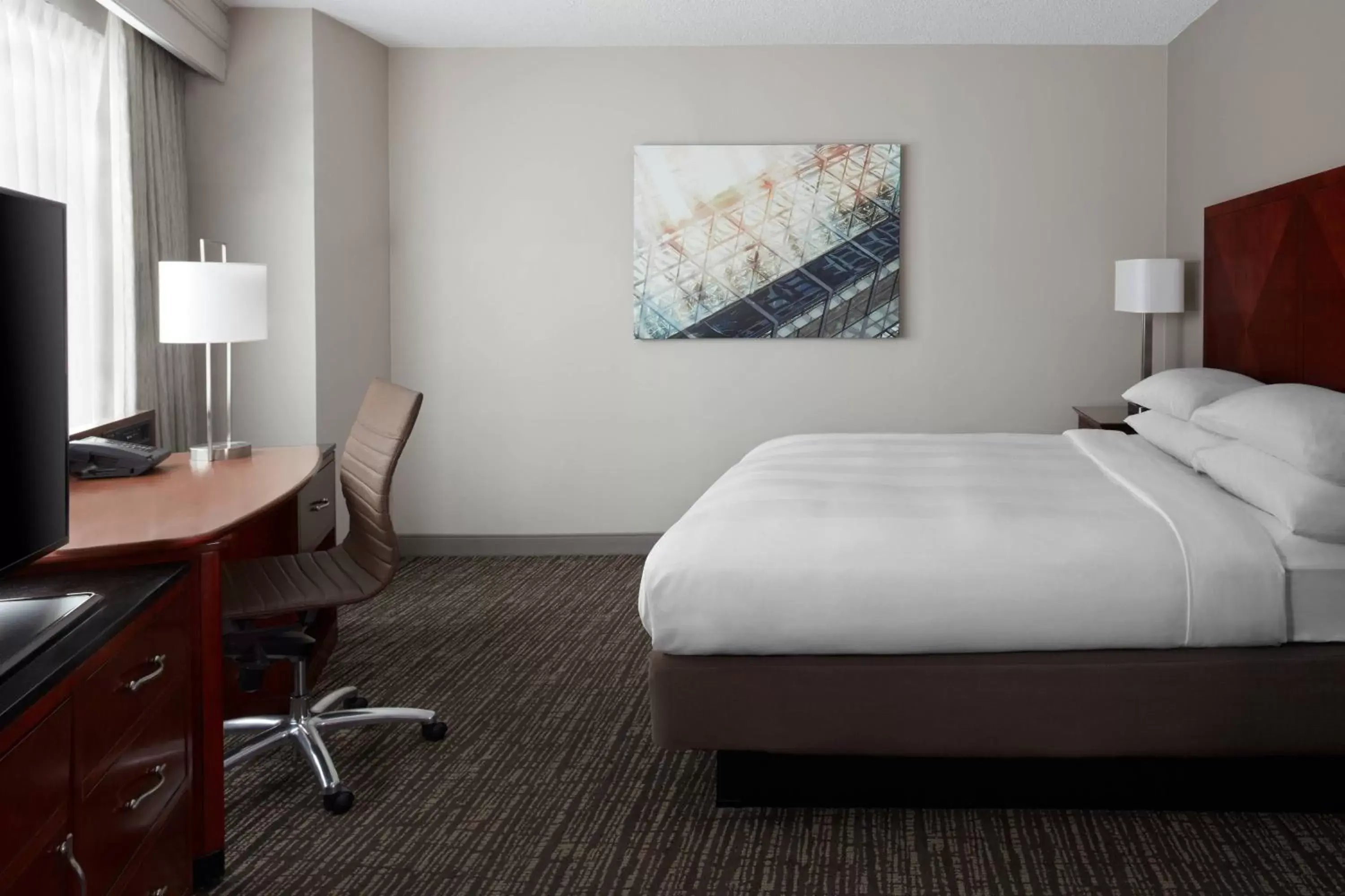 Photo of the whole room, Bed in Marriott Downtown at CF Toronto Eaton Centre