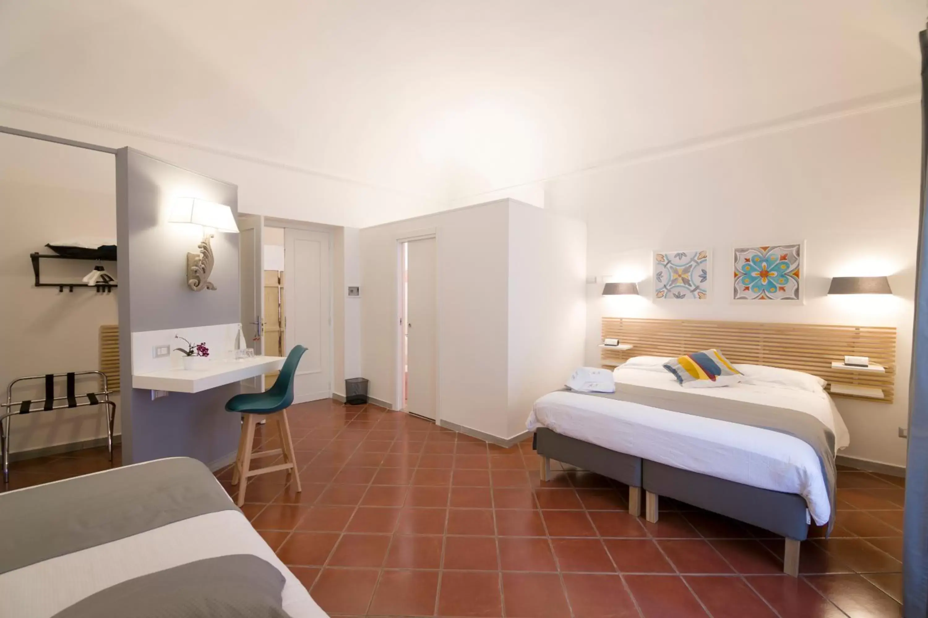 Photo of the whole room, Bed in Residenza Normanna