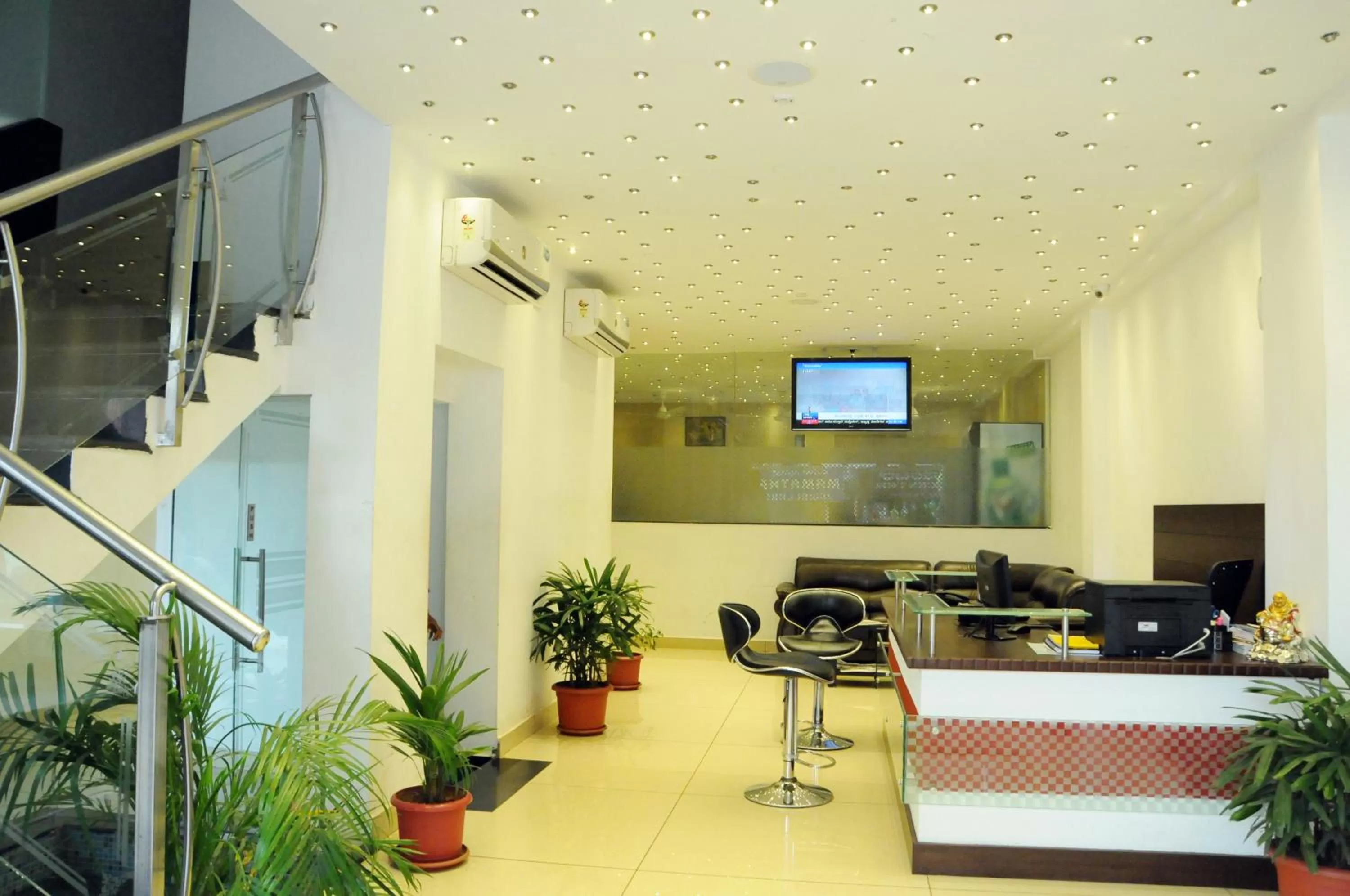 Lobby or reception in Hotel Sri Krishna Residency