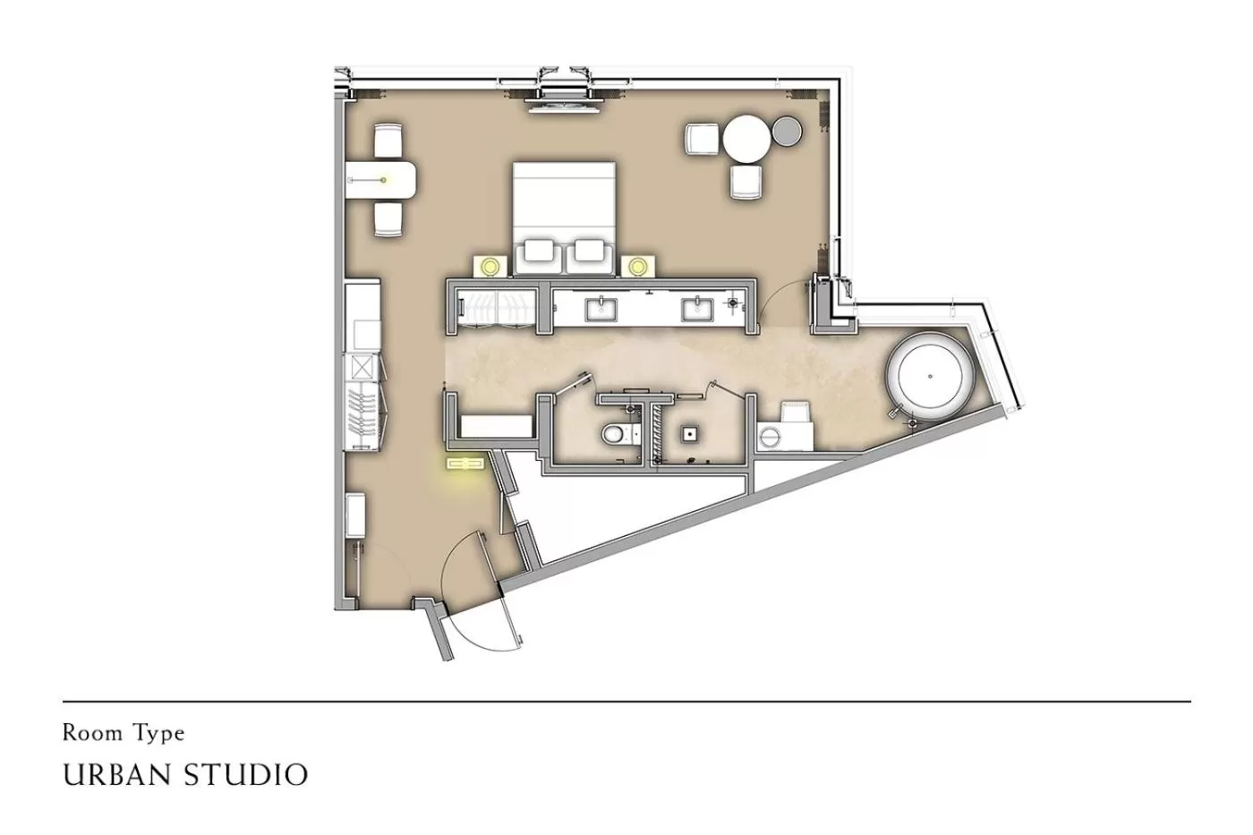 Floor plan in Pavilion Hotel Kuala Lumpur Managed by Banyan Tree