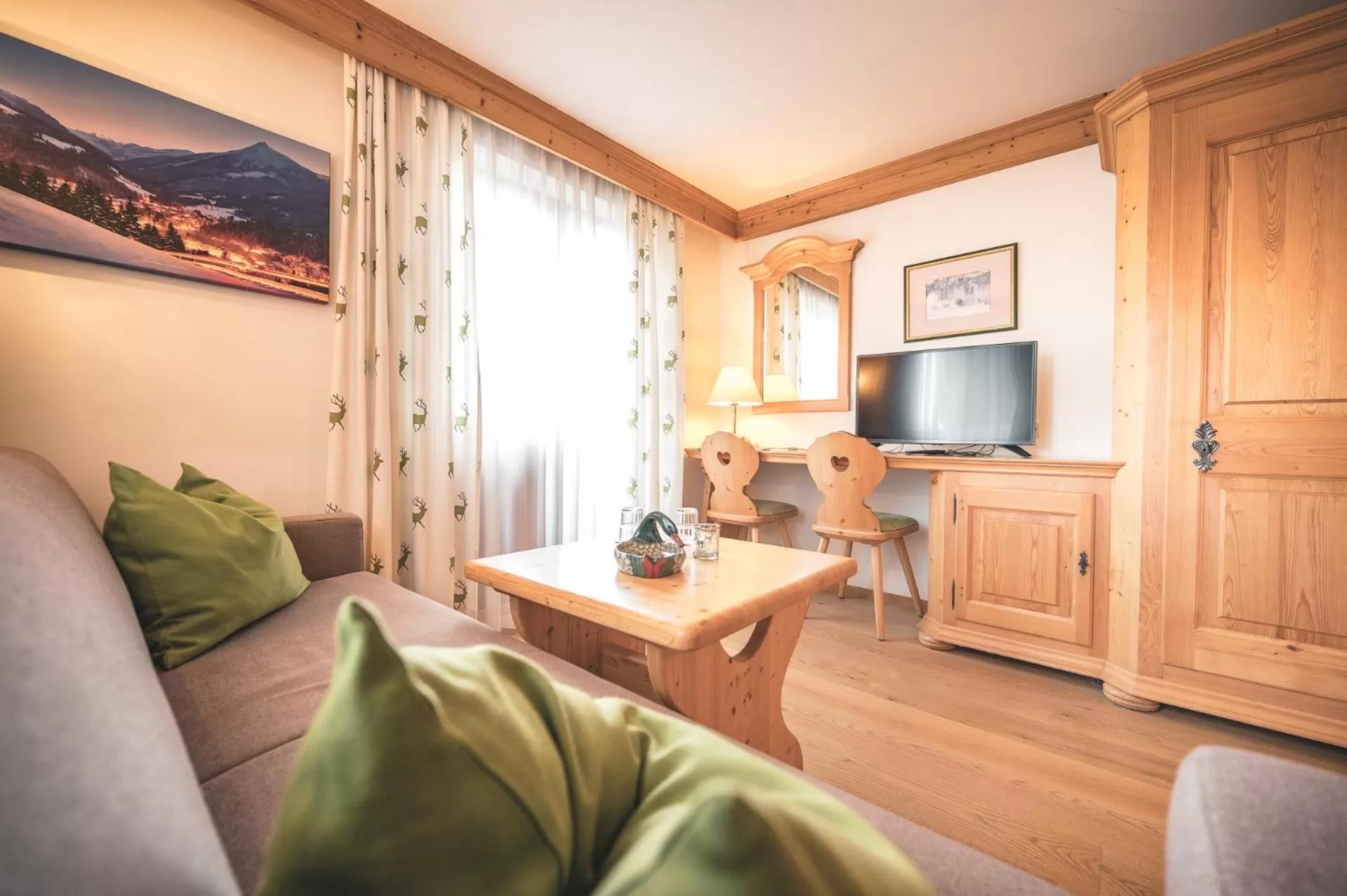 Seating area in Hotel Schartner