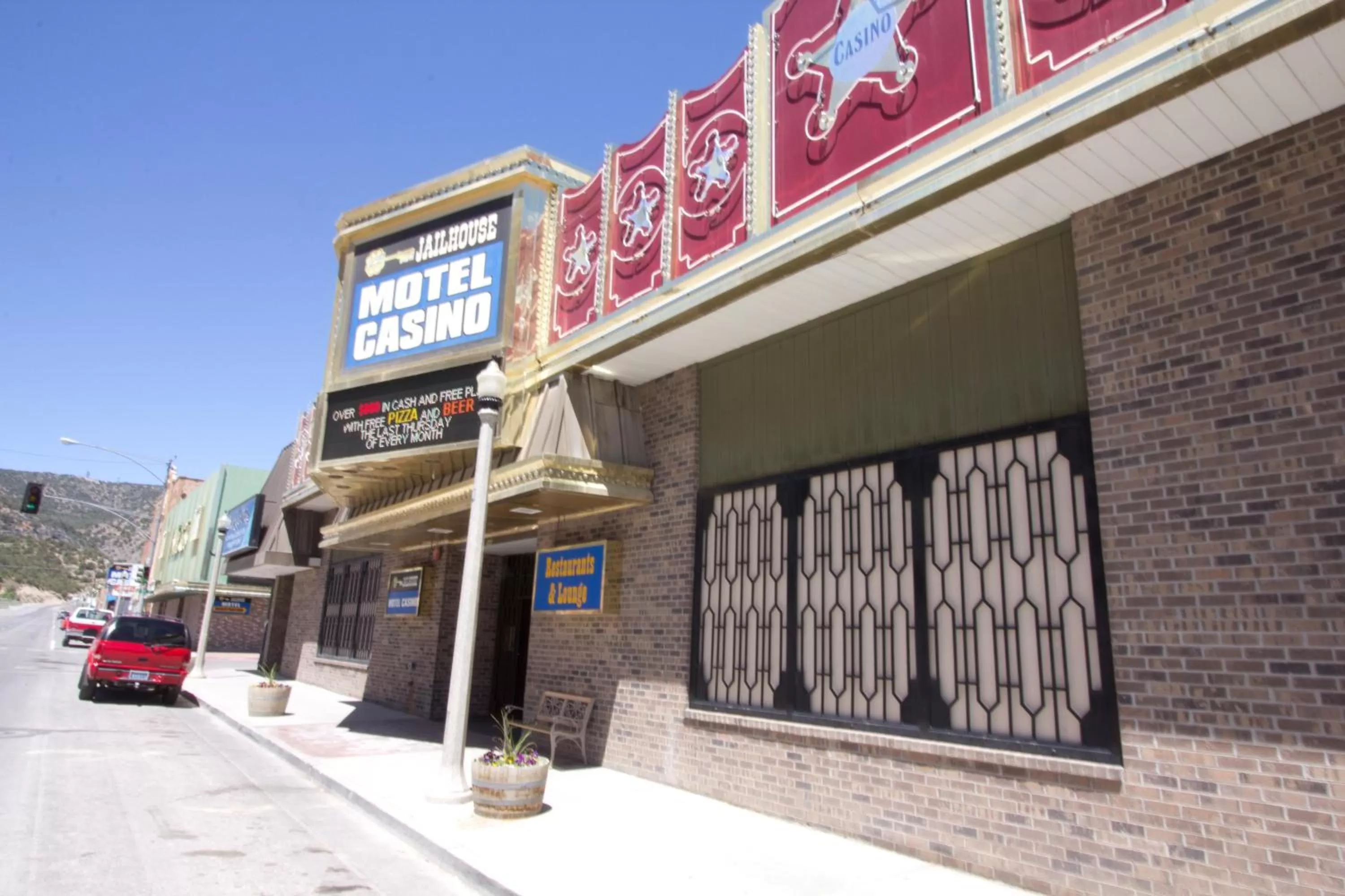 Facade/entrance, Property Building in Jailhouse Motel and Casino