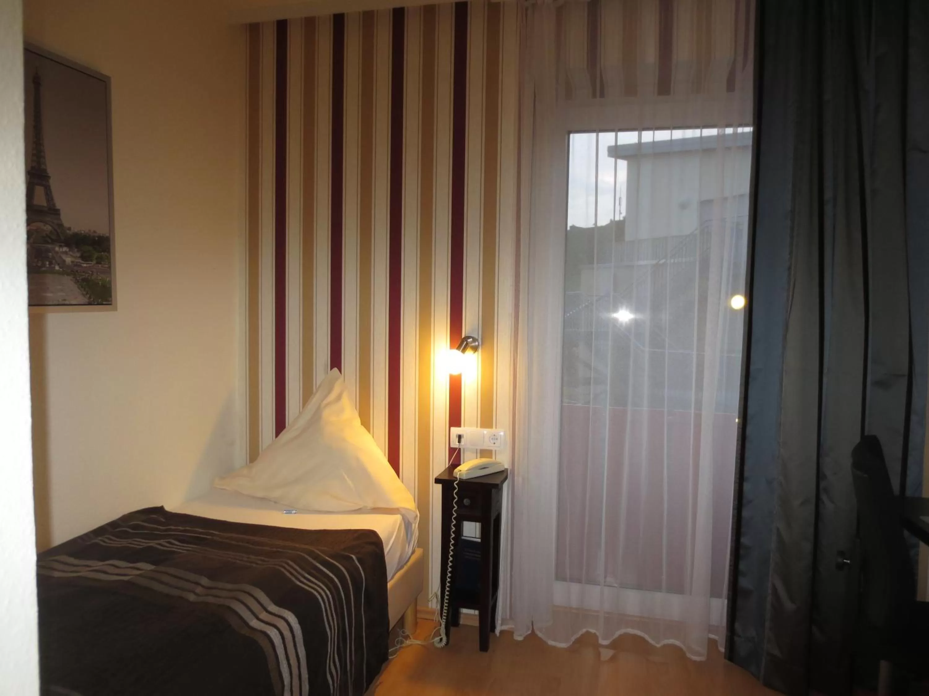 Bed in Hotel Corsten