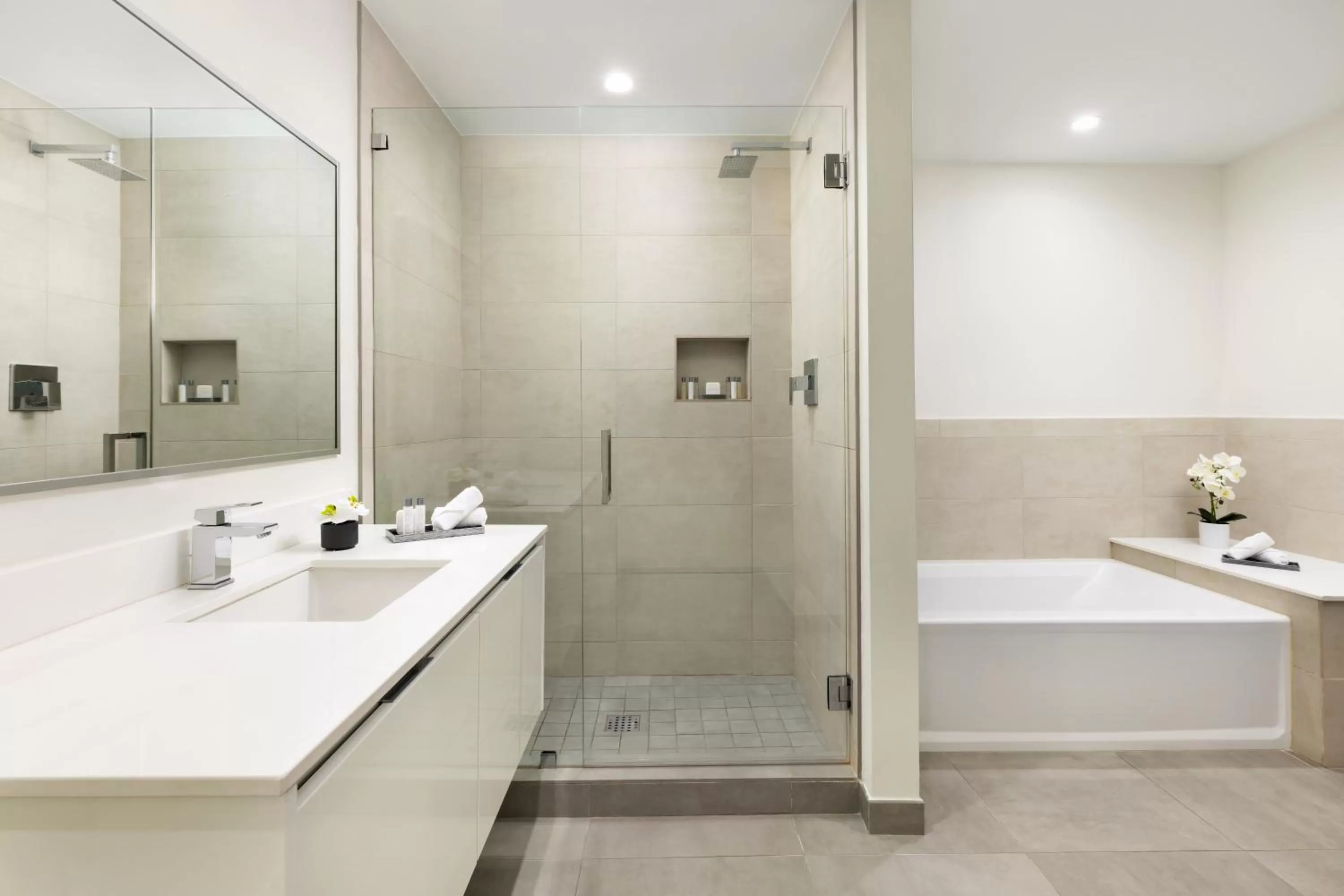 Shower in Costa Hollywood Beach Resort - An All Suite Hotel