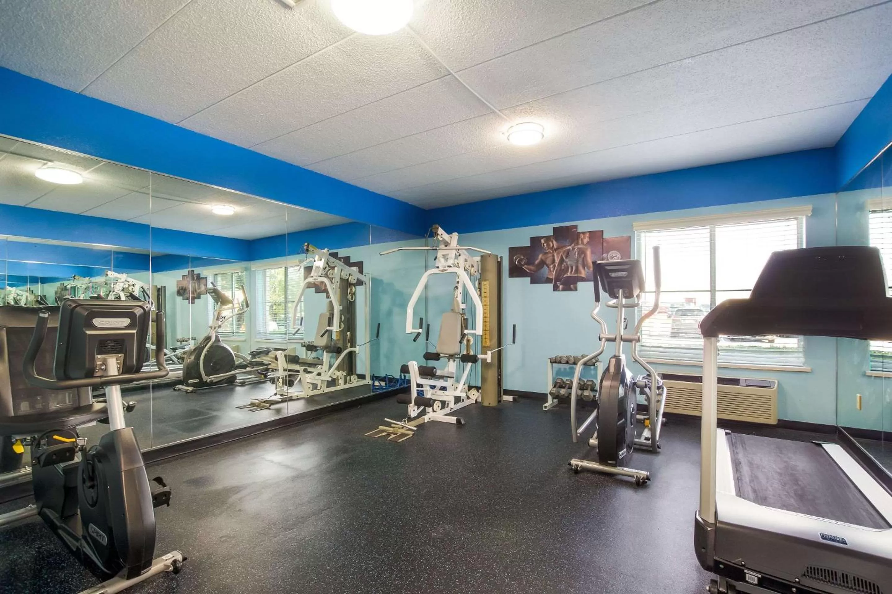 Fitness centre/facilities in Quality Inn & Suites CVG Airport