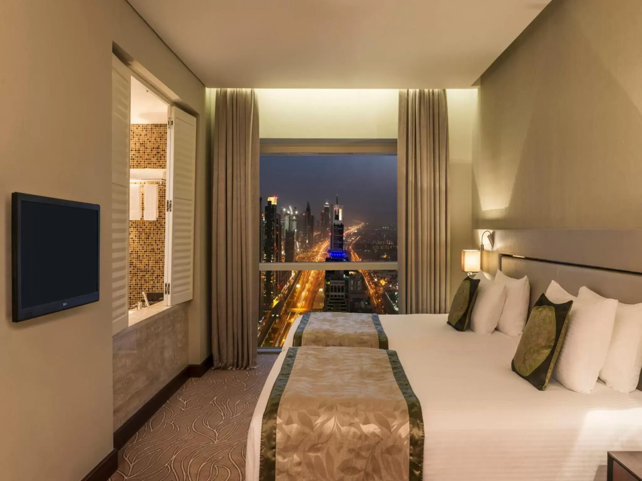 Bedroom in The Tower Plaza Hotel Dubai