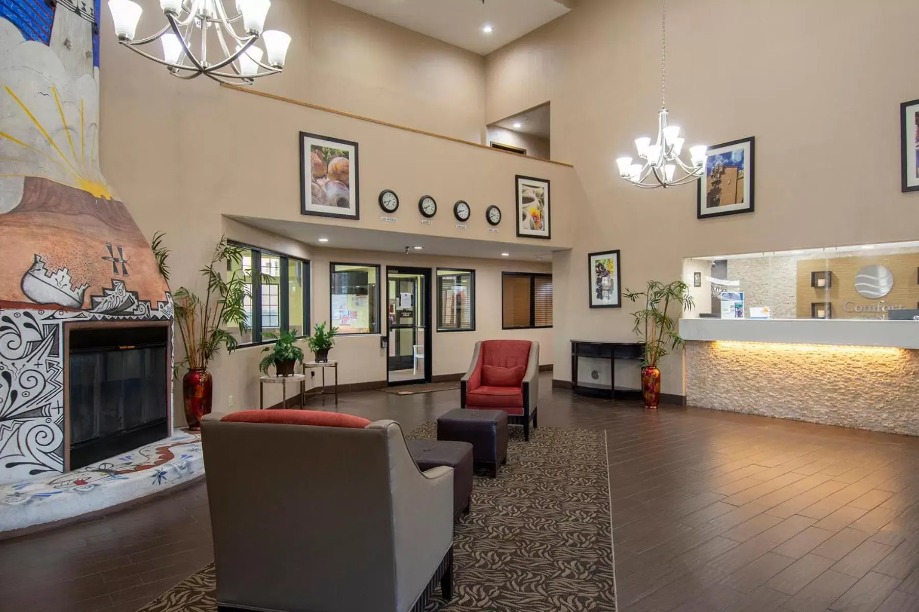 Lobby or reception, Lobby/Reception in Comfort Inn Santa Fe