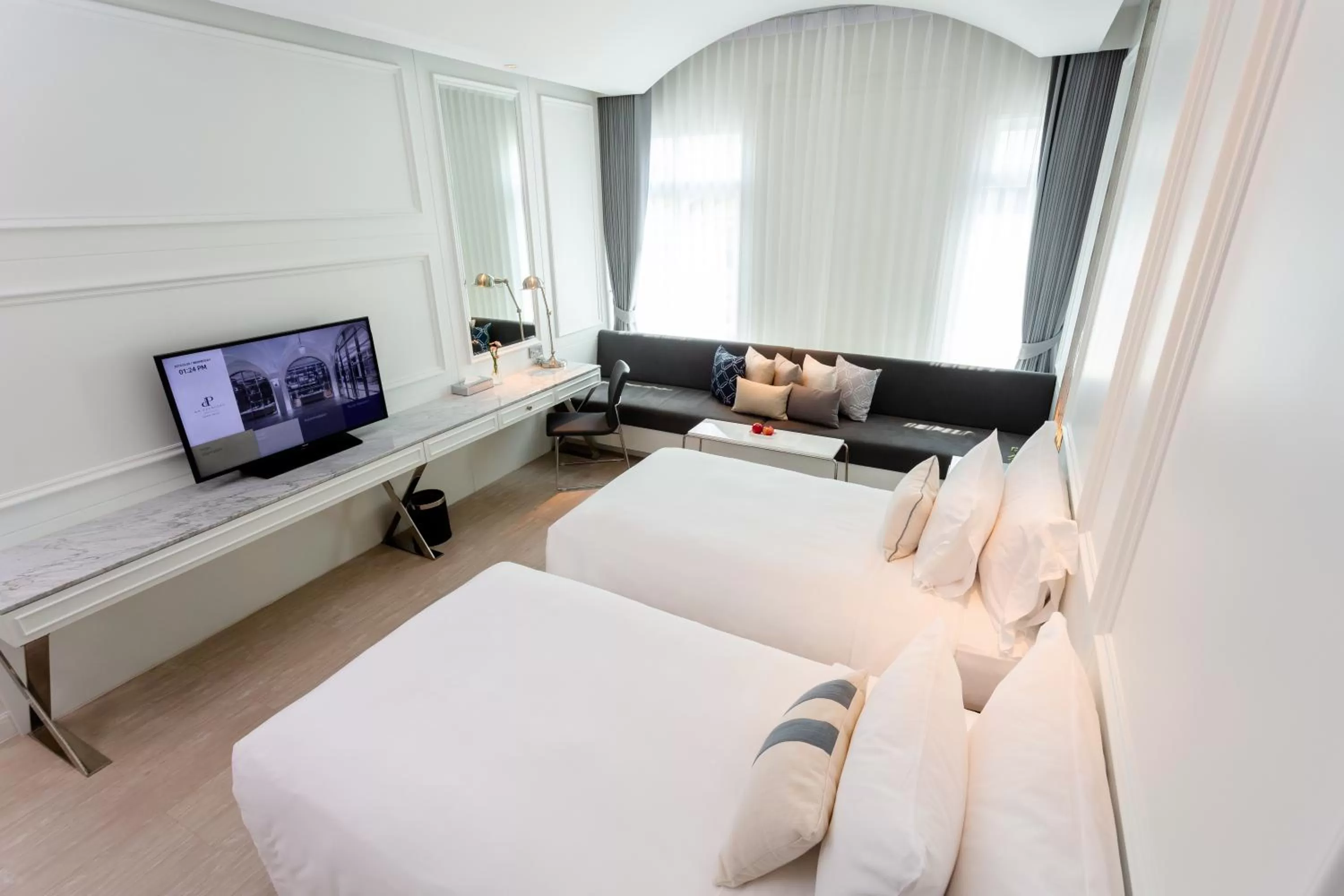 Bed in De Princess Hotel Udonthani