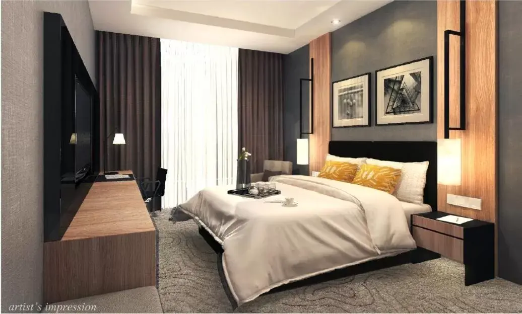 Bed in Impiana Hotel Senai