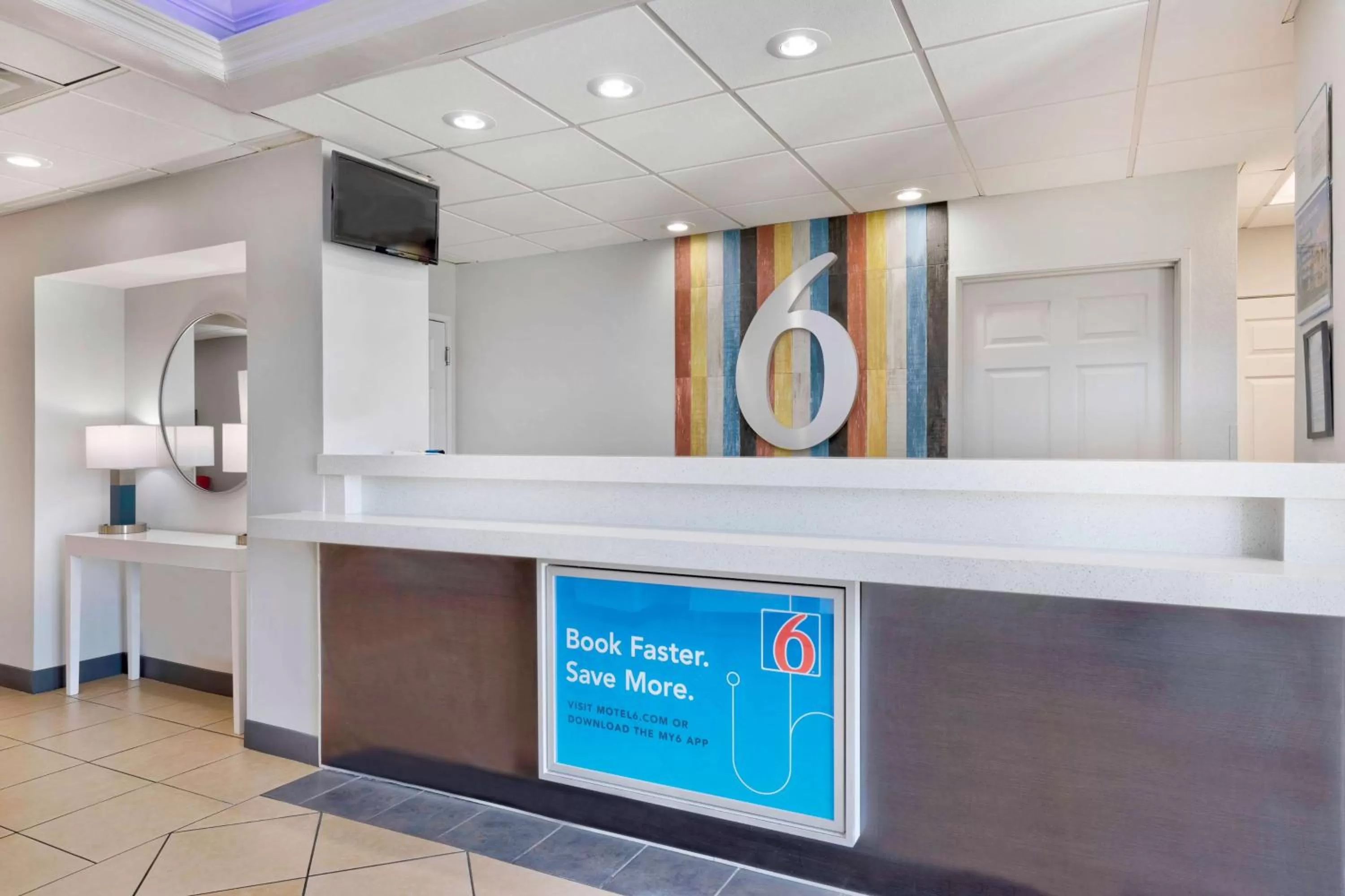 Lobby or reception in Motel 6-Norman, OK