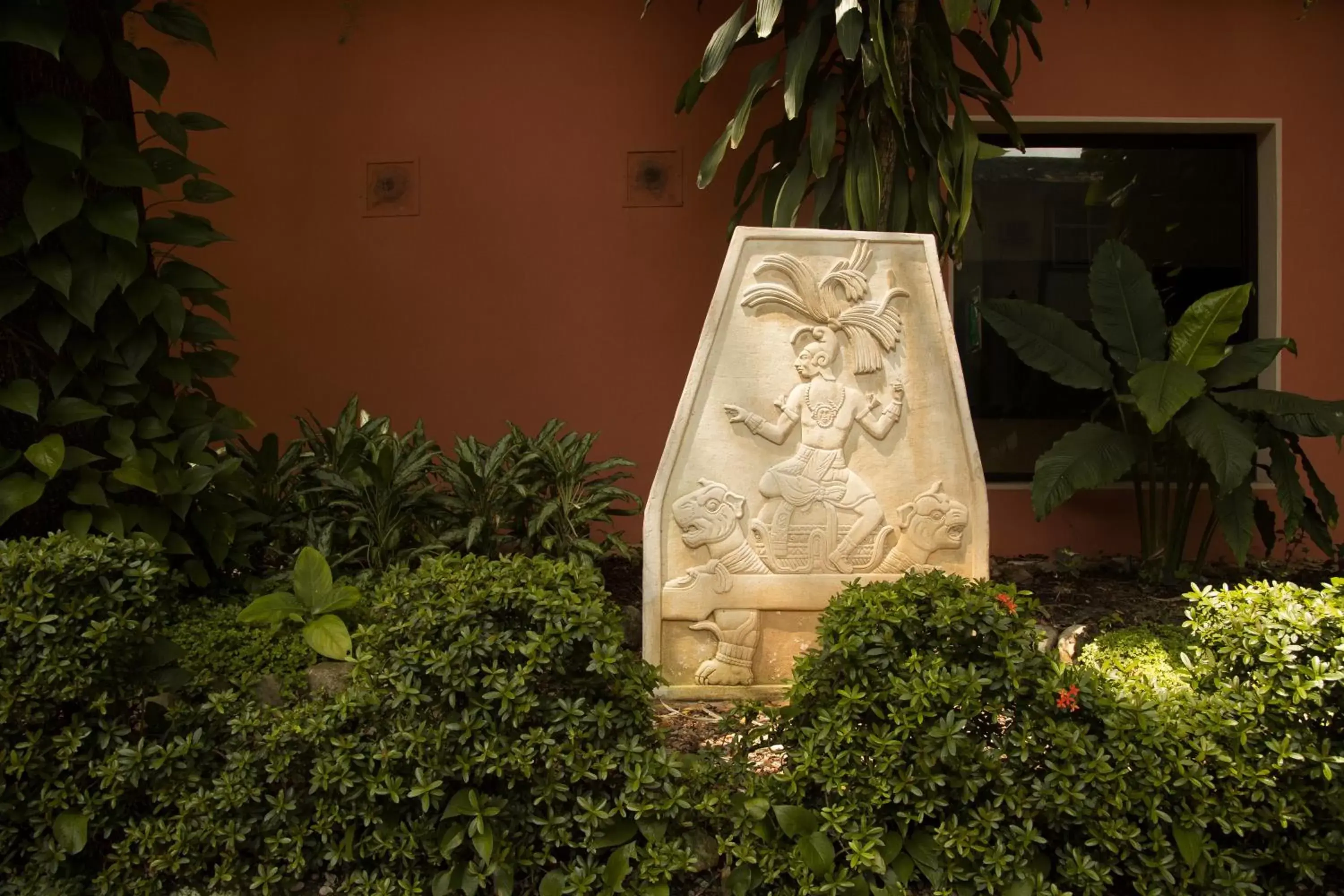 Decorative detail in Hotel Maya Tulipanes Palenque