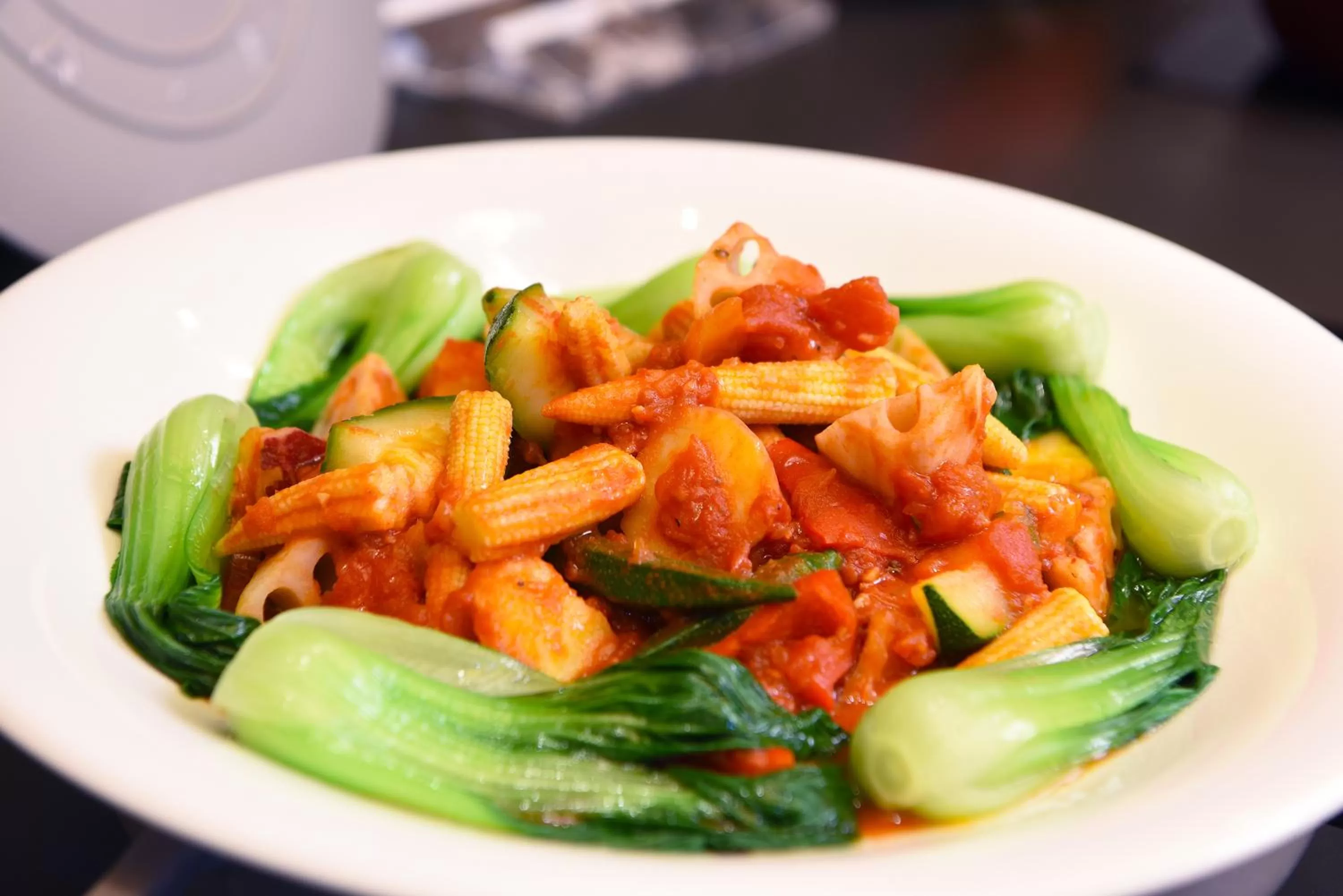 Buffet breakfast in Hotel Gracery Taipei