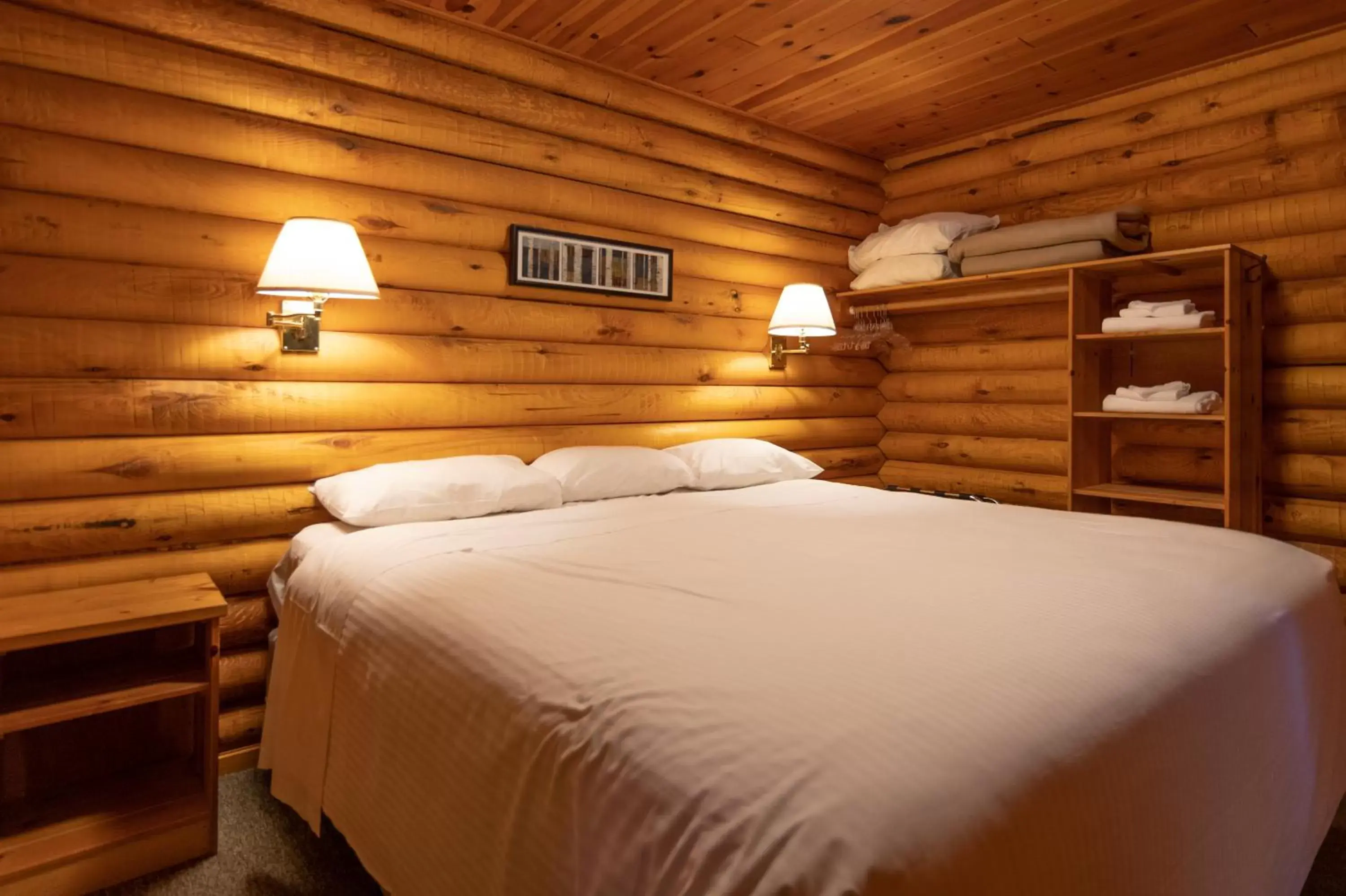 Bed in Cusheon Lake Resort