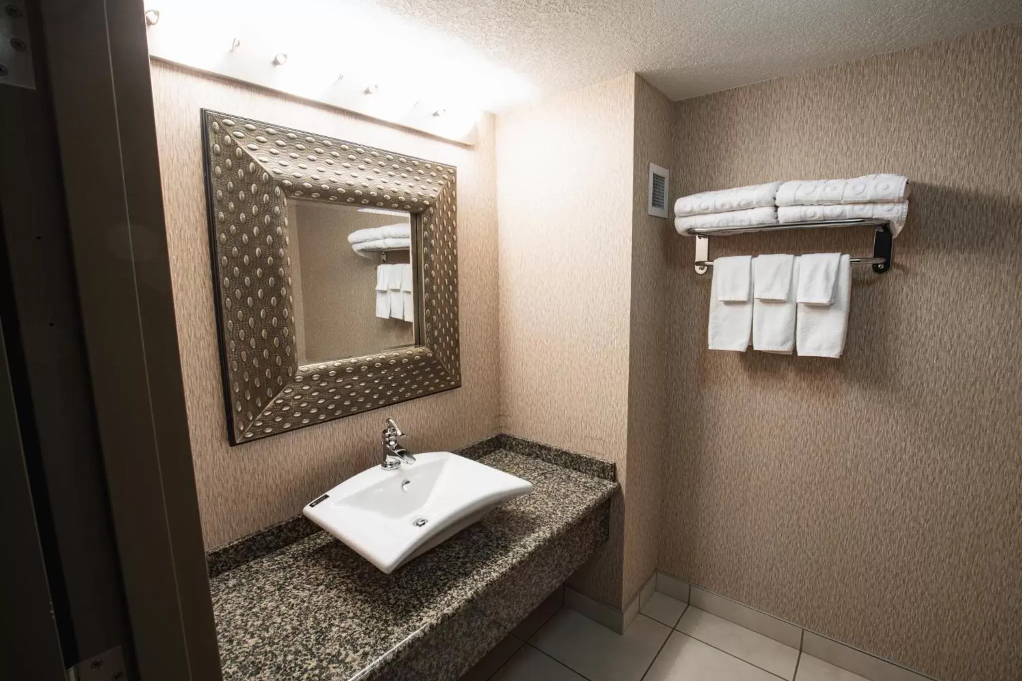 Guests, Bathroom in Redwood Inn & Suites