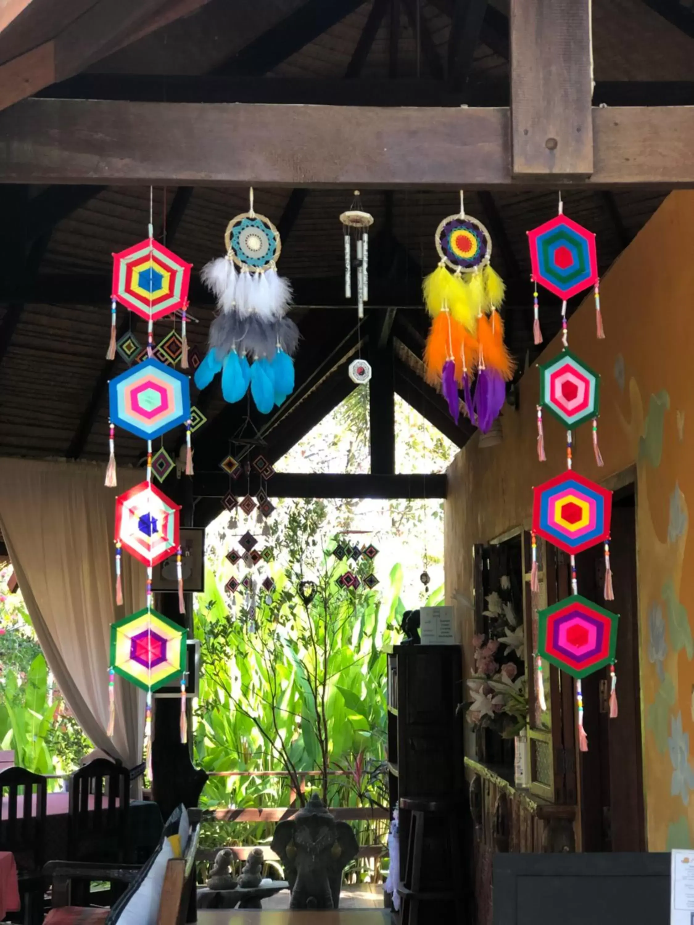 Decorative detail in Pura Vida Pai Resort