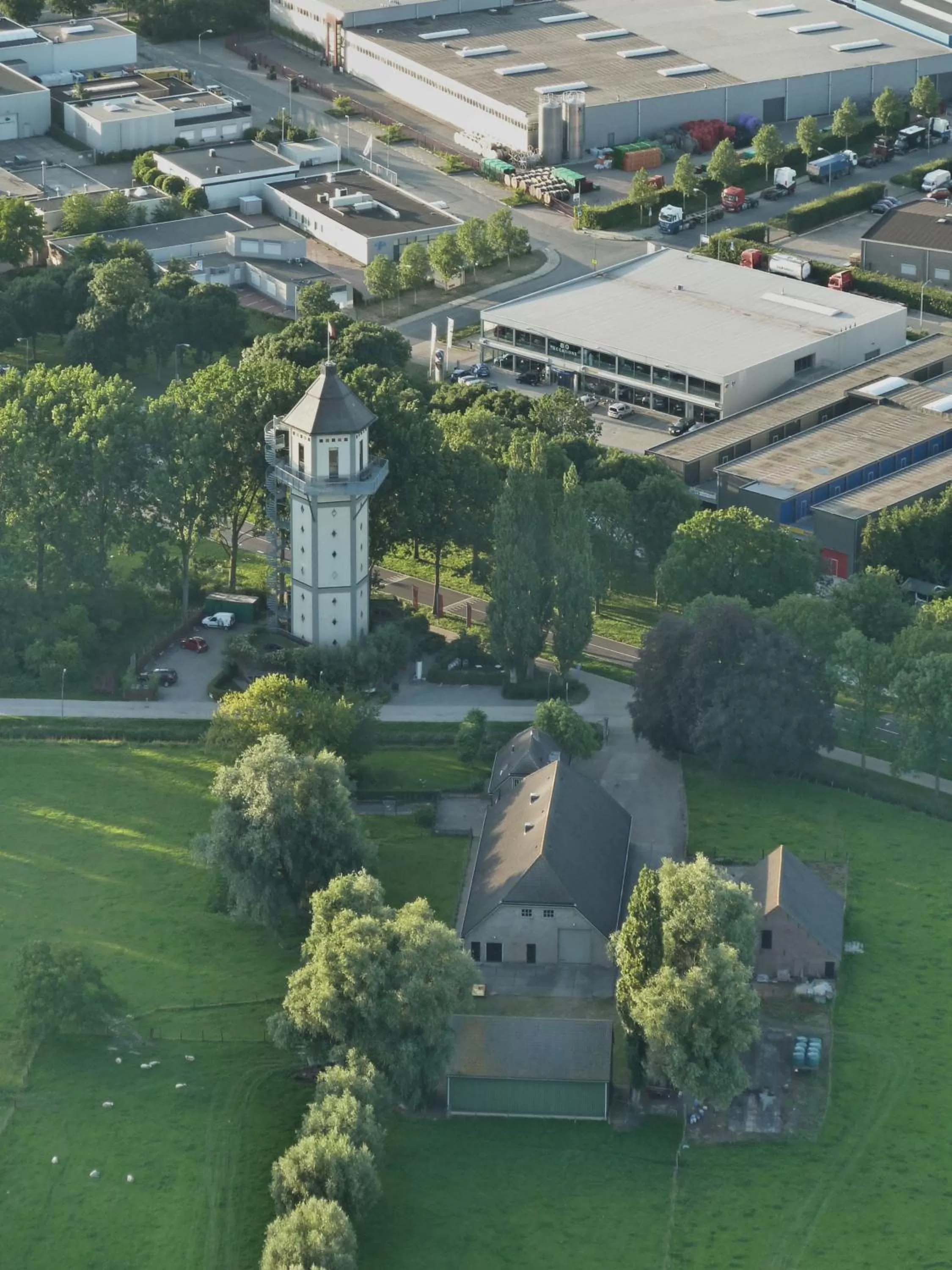 Bird's eye view in Hotel de Watertoren