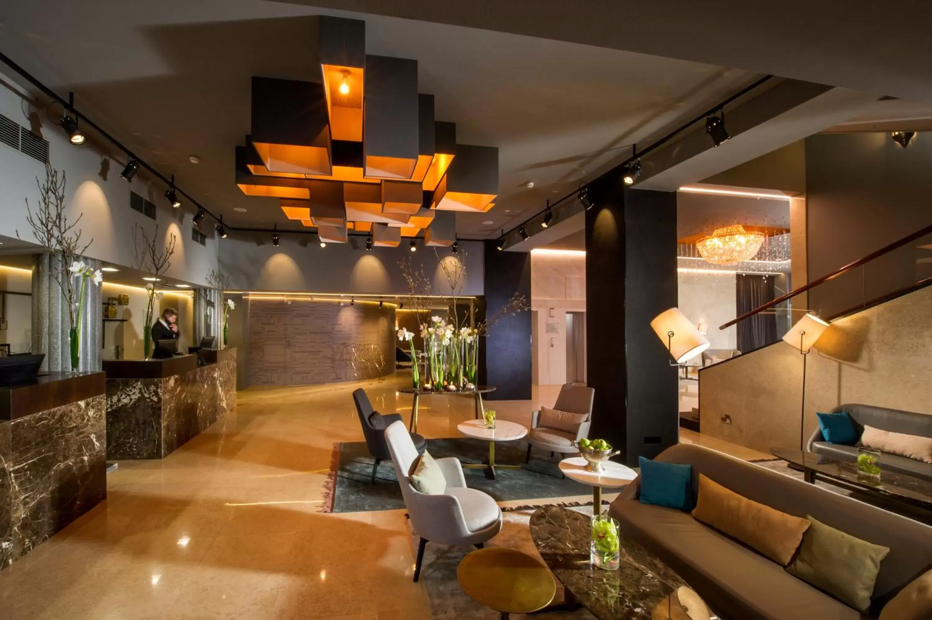Lobby or reception, Lobby/Reception in Best Western Premier Hotel Slon