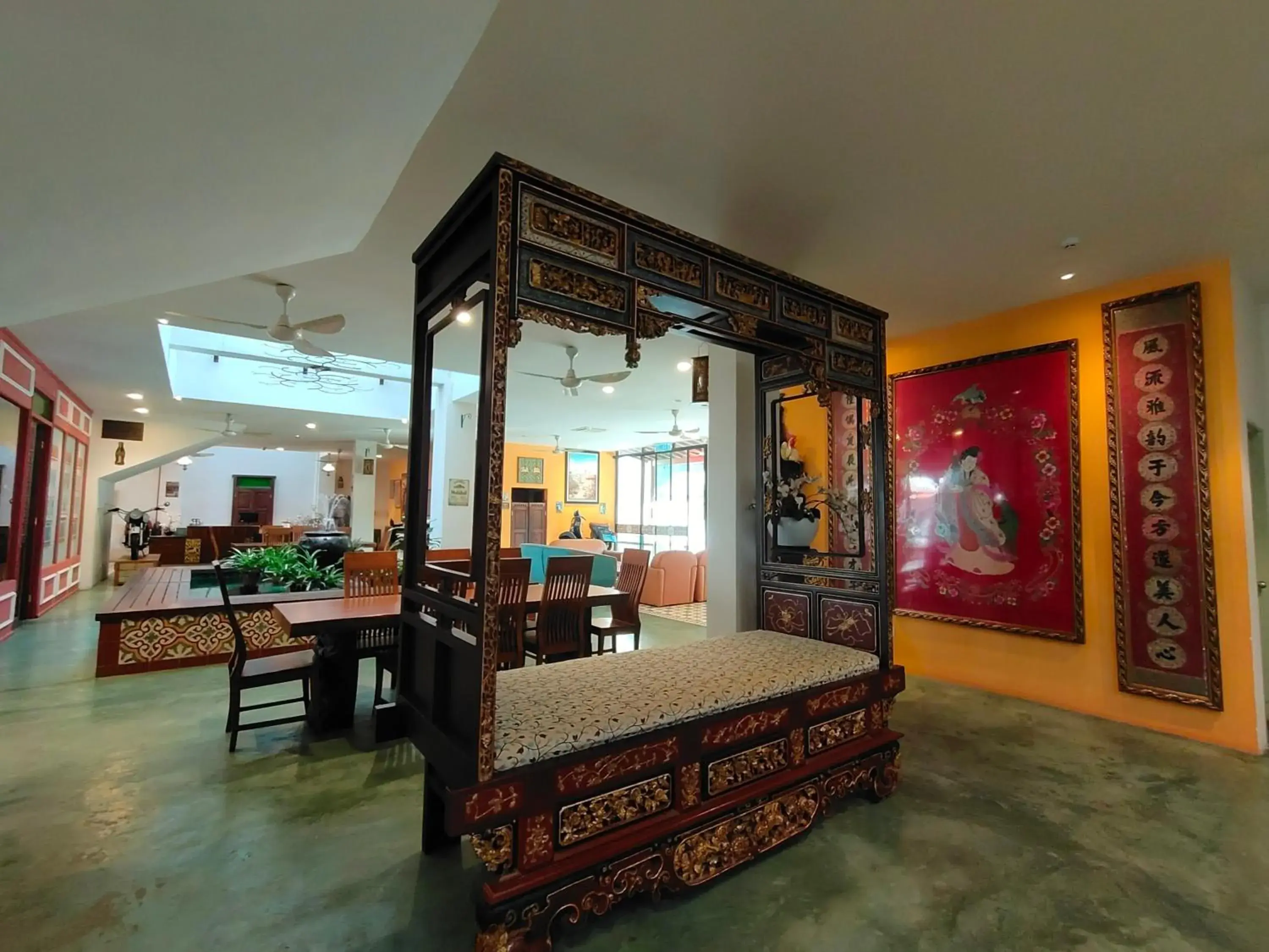 Seating area in Kapitan Kongsi Boutique Hotel