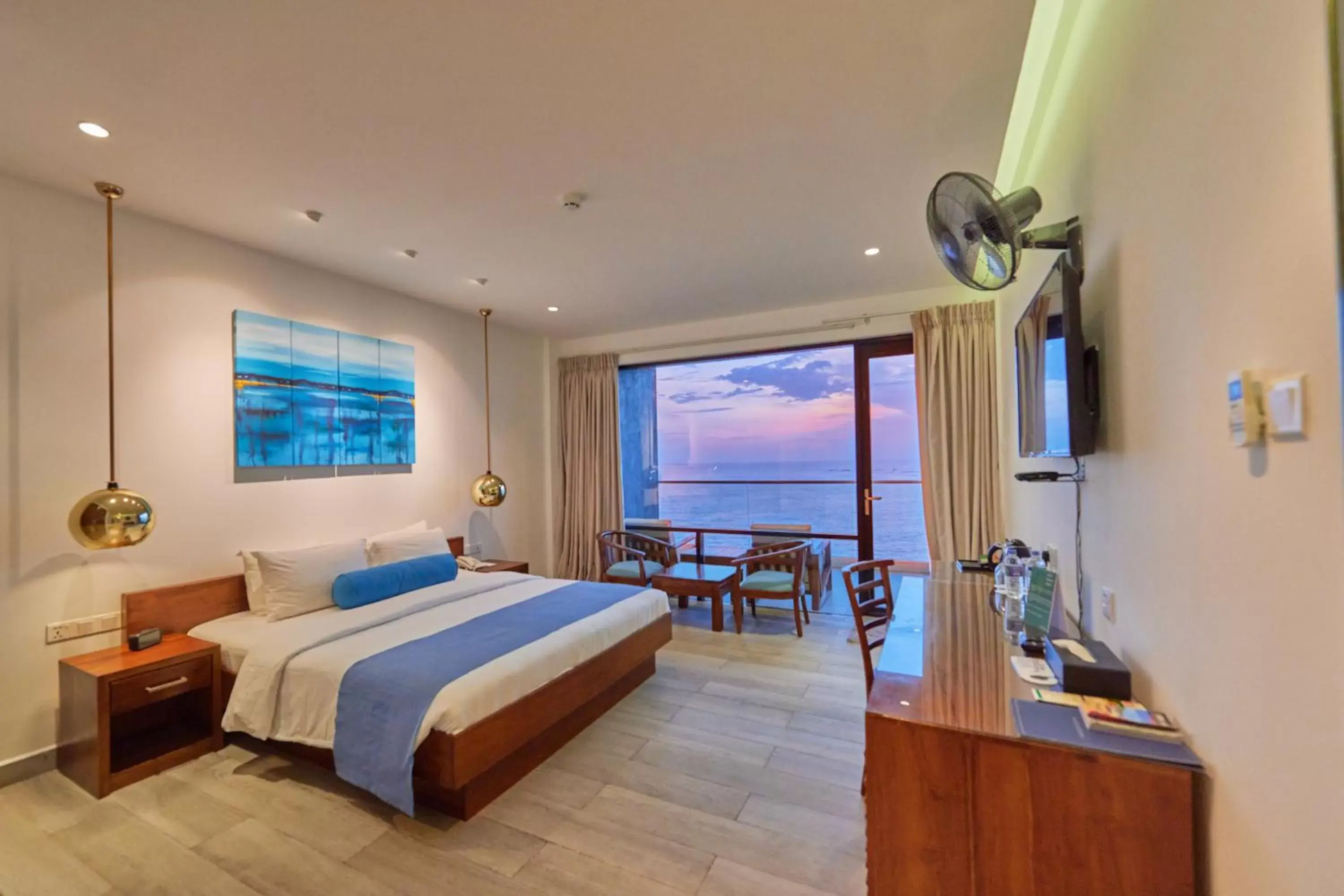 View (from property/room), Bed in Agnus Unawatuna View (from property/room), Bed in Agnus Unawatuna