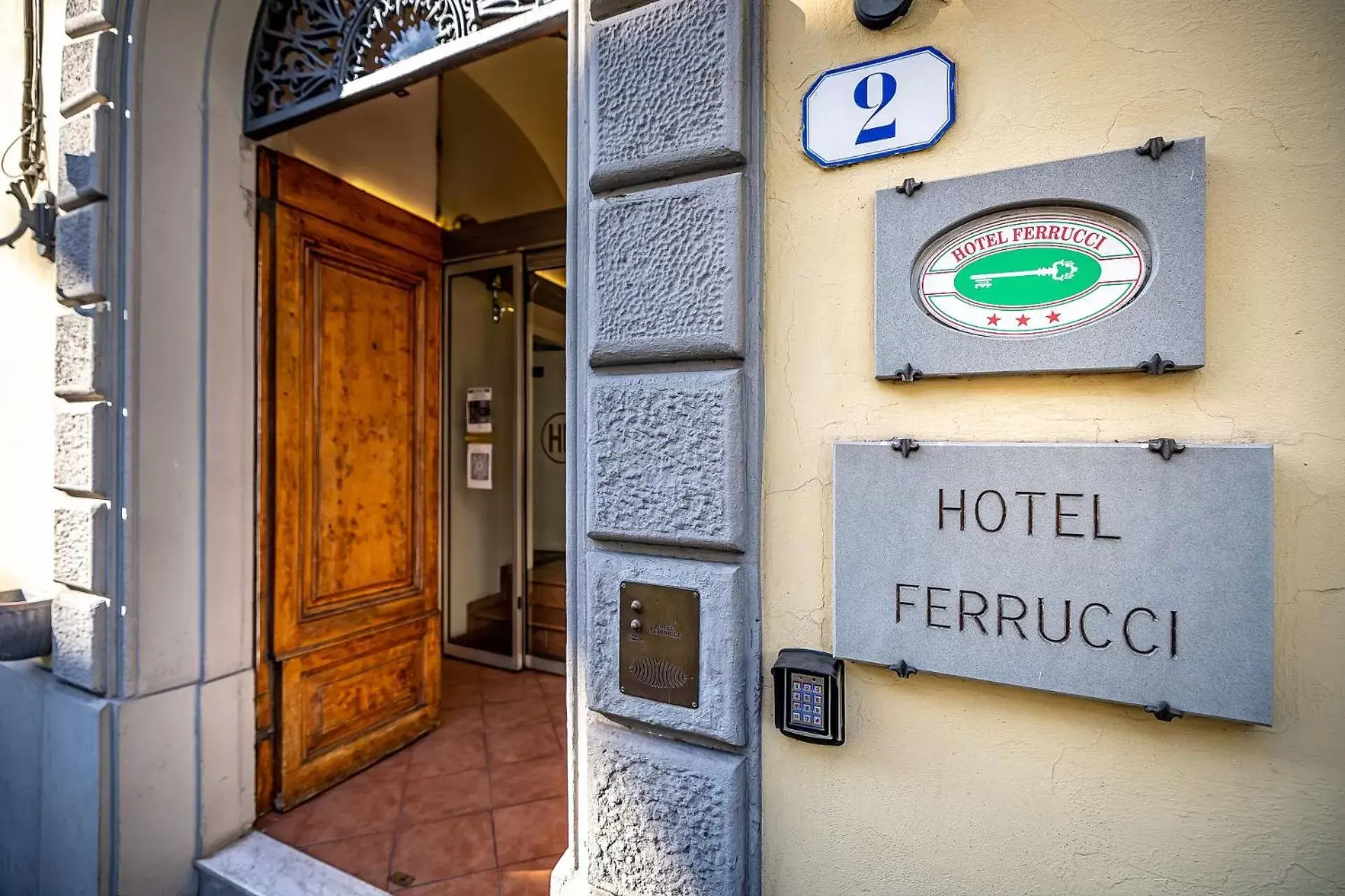 Facade/entrance in Hotel Ferrucci
