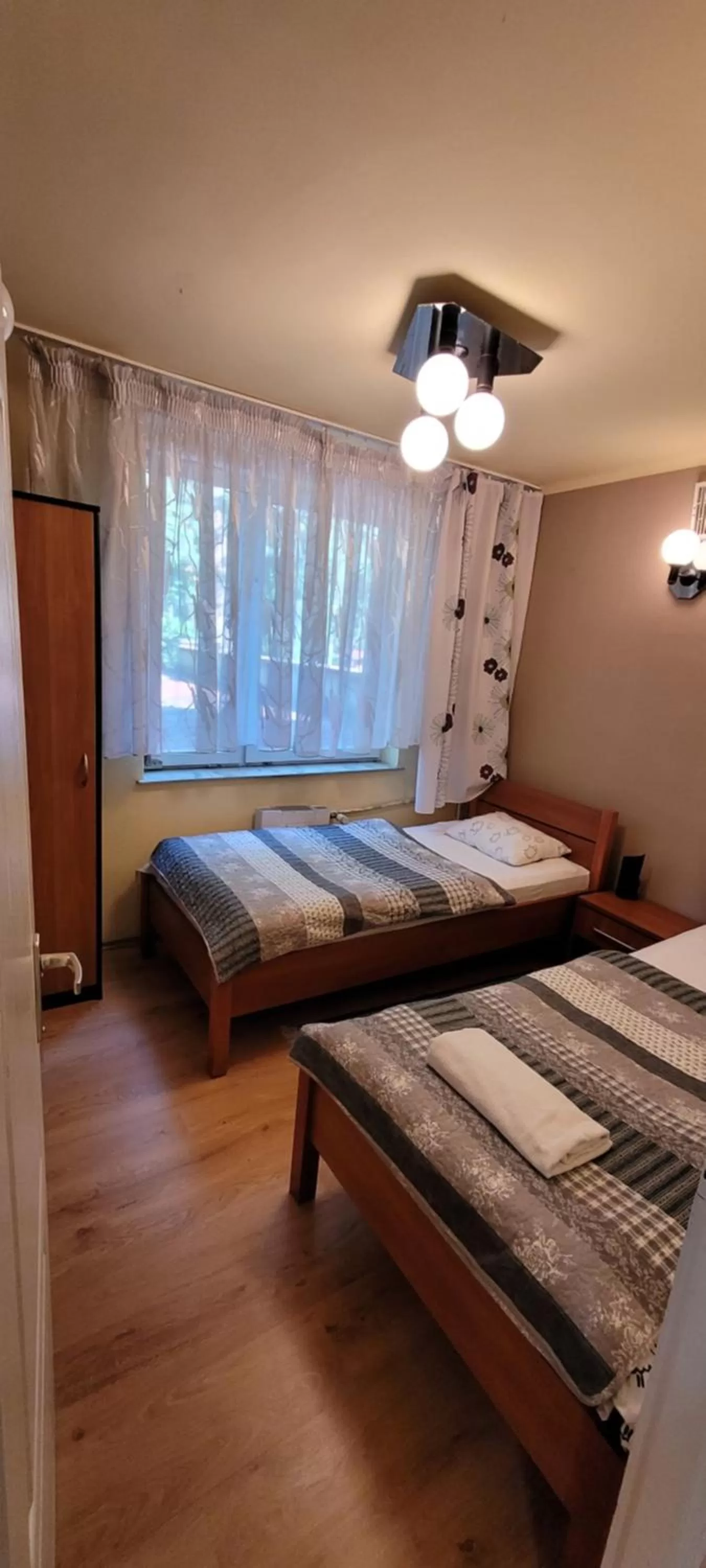 Bed in Dworek Pokoje Gościnne