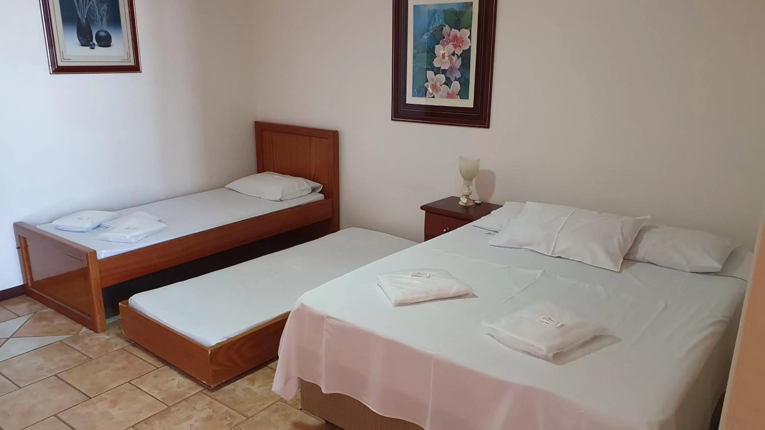 Bed in Hotel Sta Mônica Marília