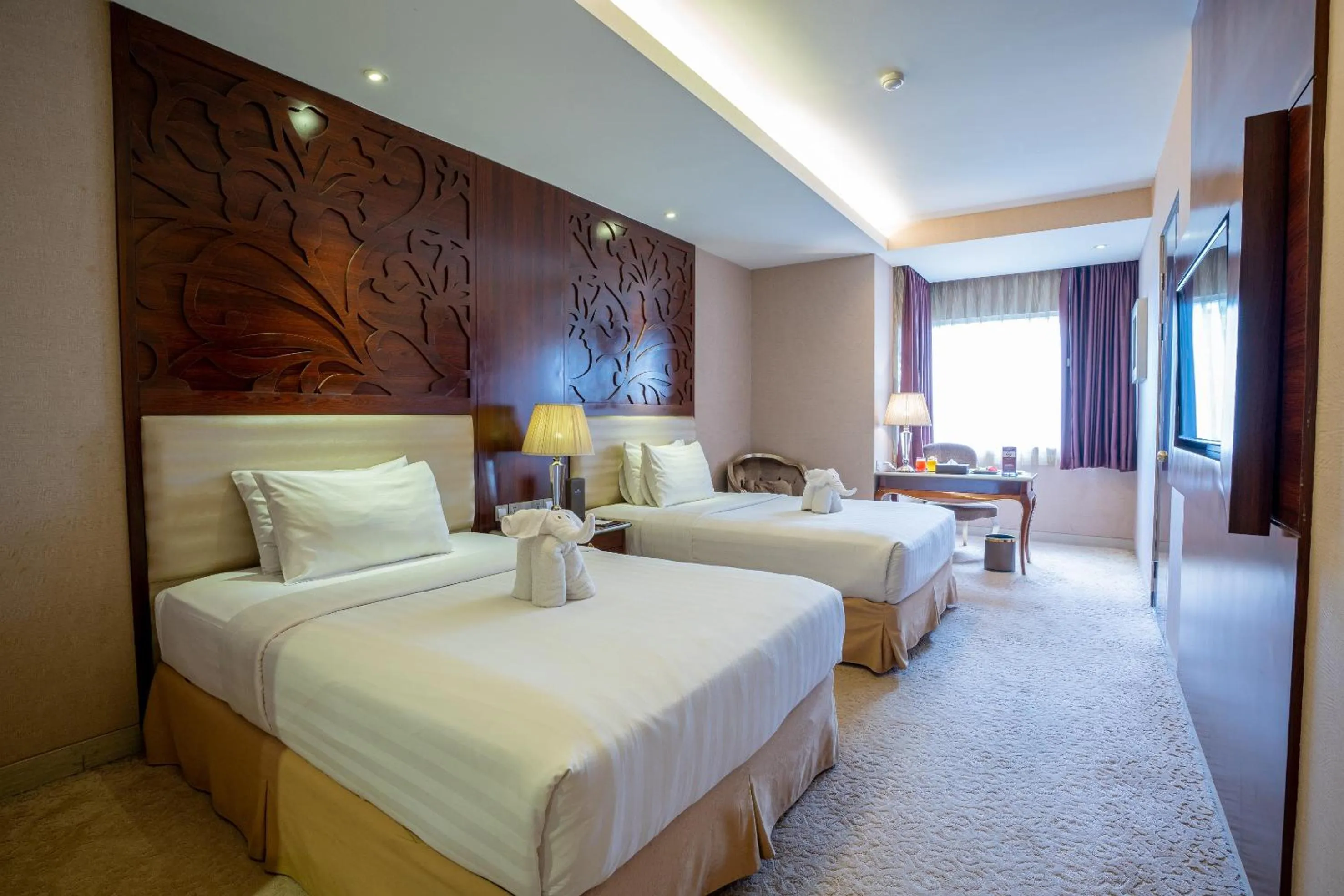 Bed in Belviu Hotel Bandung