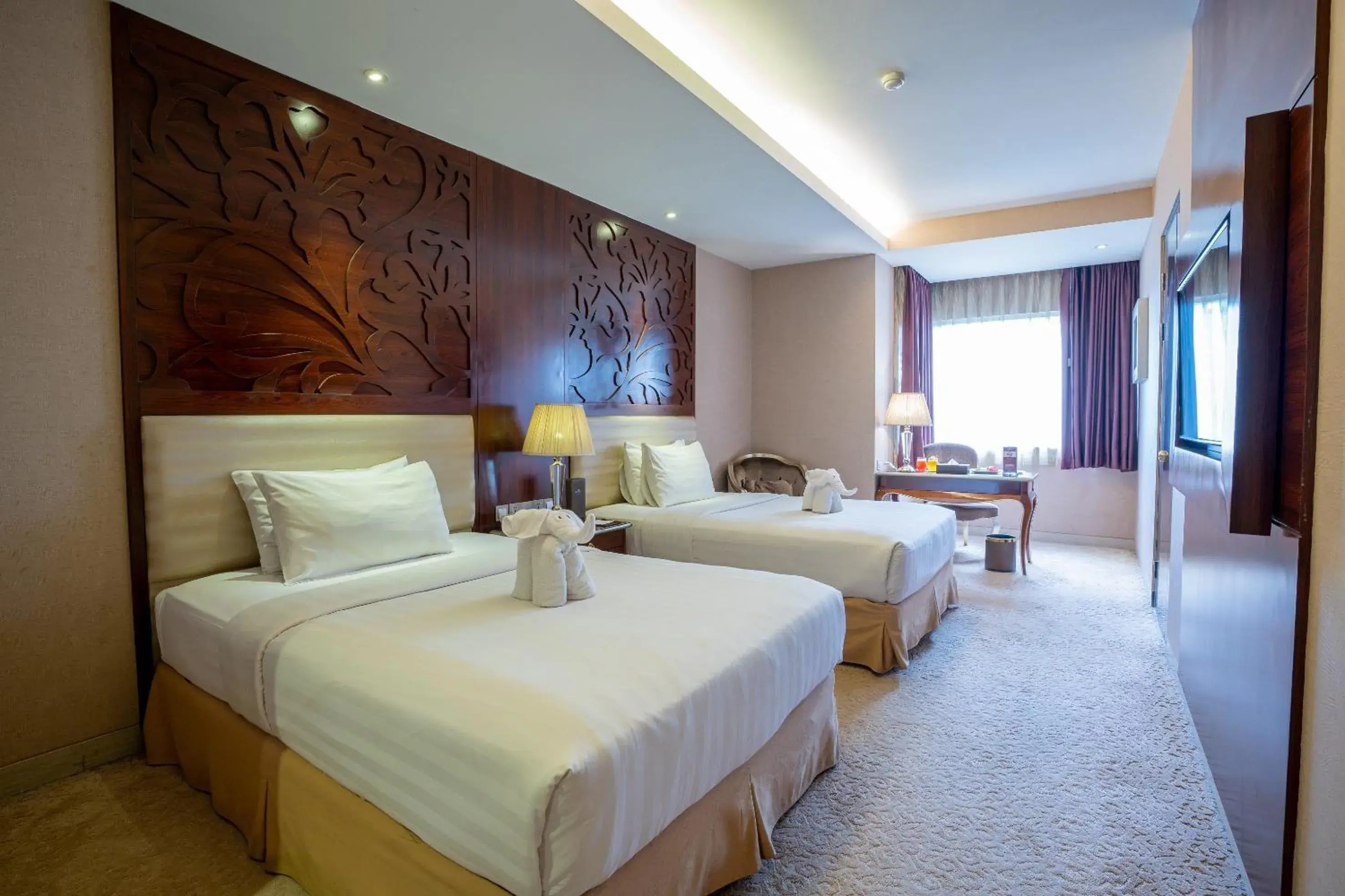 Bed in Belviu Hotel Bandung