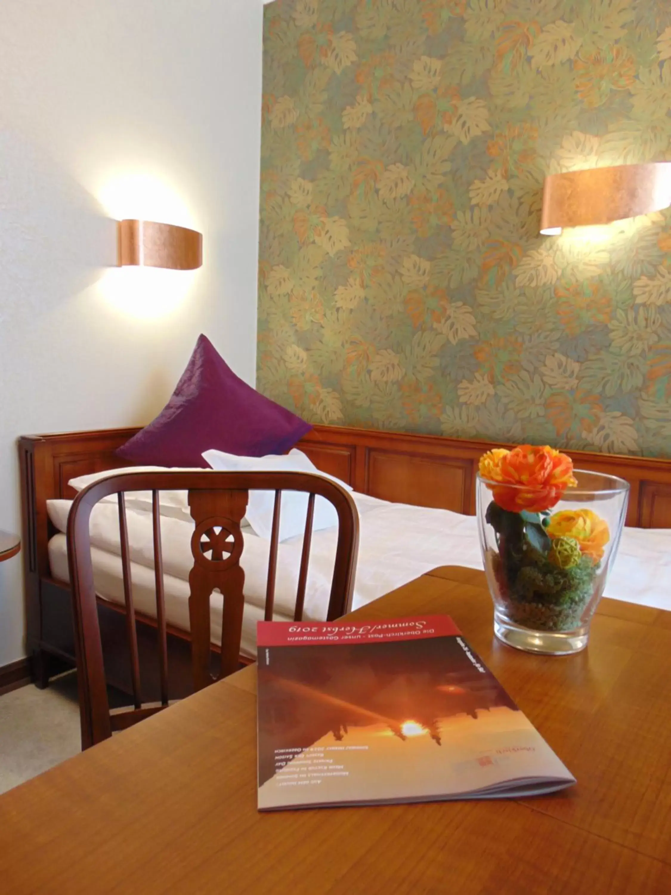 Bed, Seating Area in Boutiquehotel Oberkirch im Zentrum