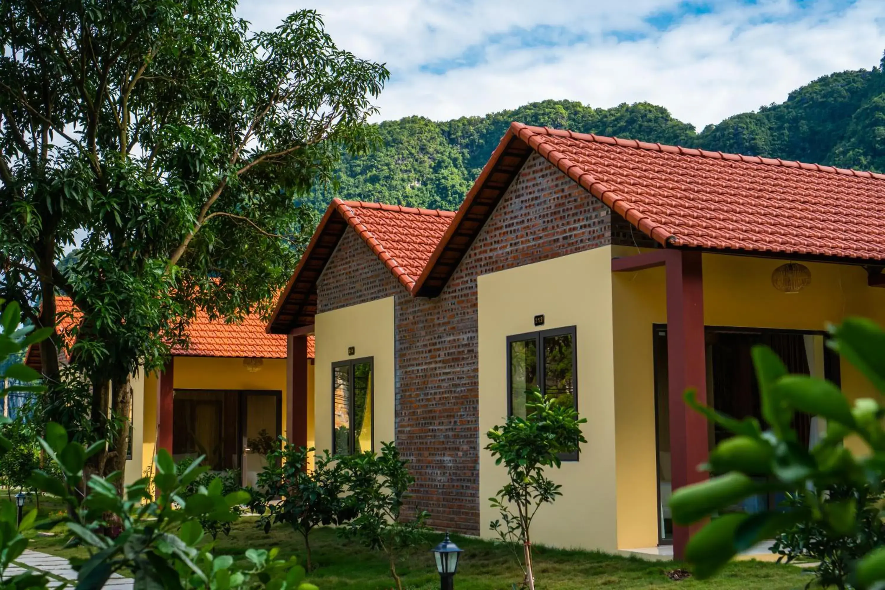 Garden view, Property Building in Trang An Retreat