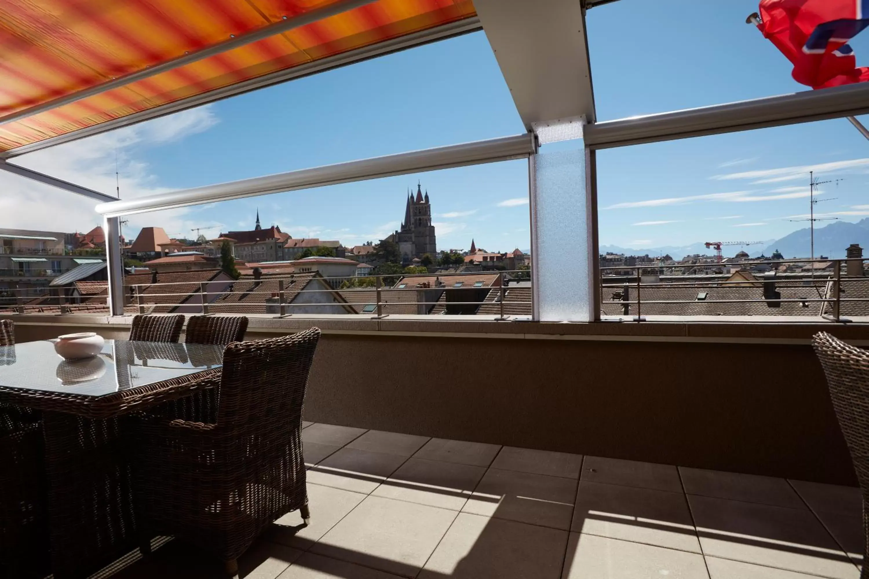 Balcony/Terrace in Hôtel Crystal