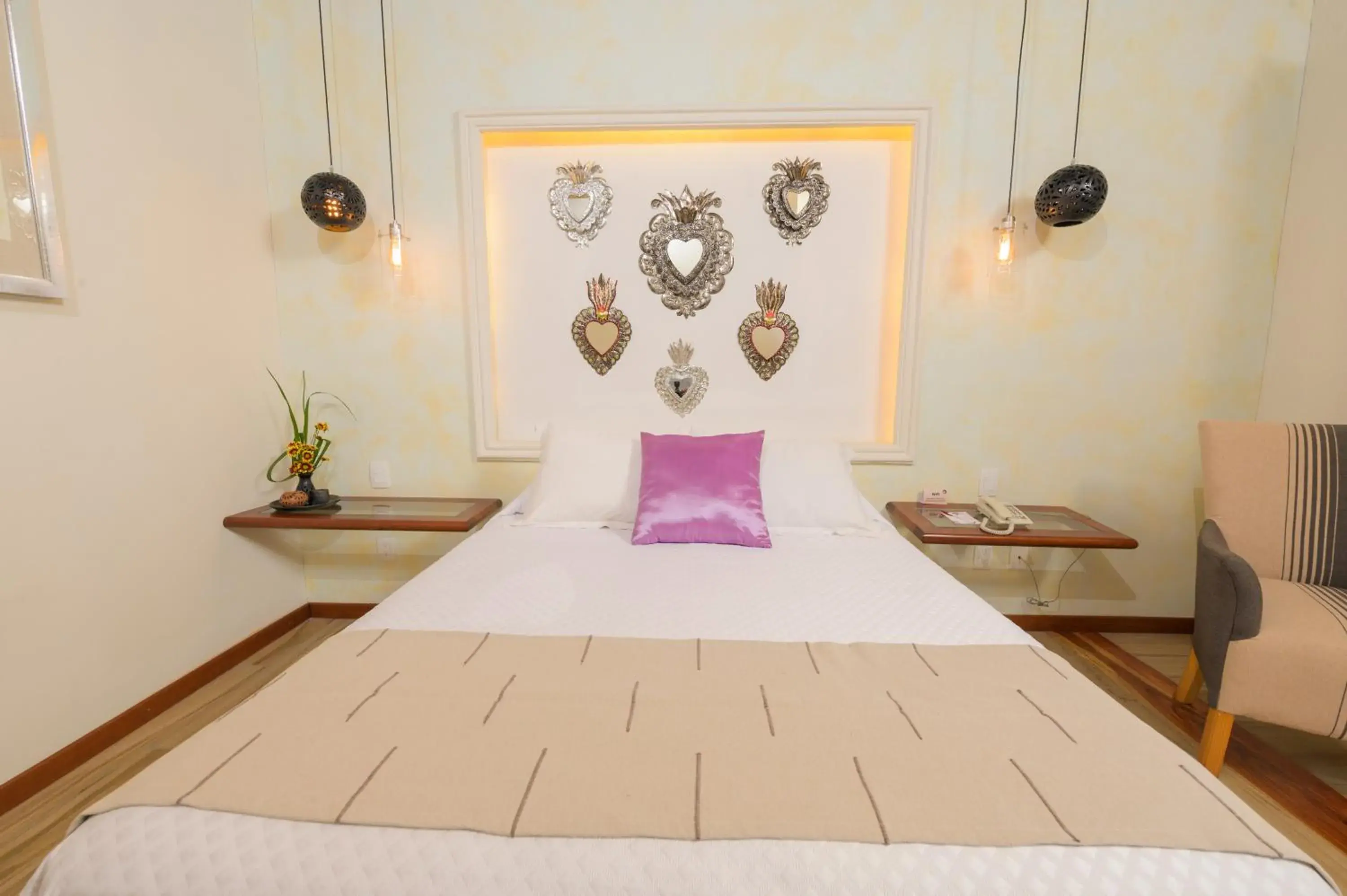 Bed in Hotel Casa Vertiz