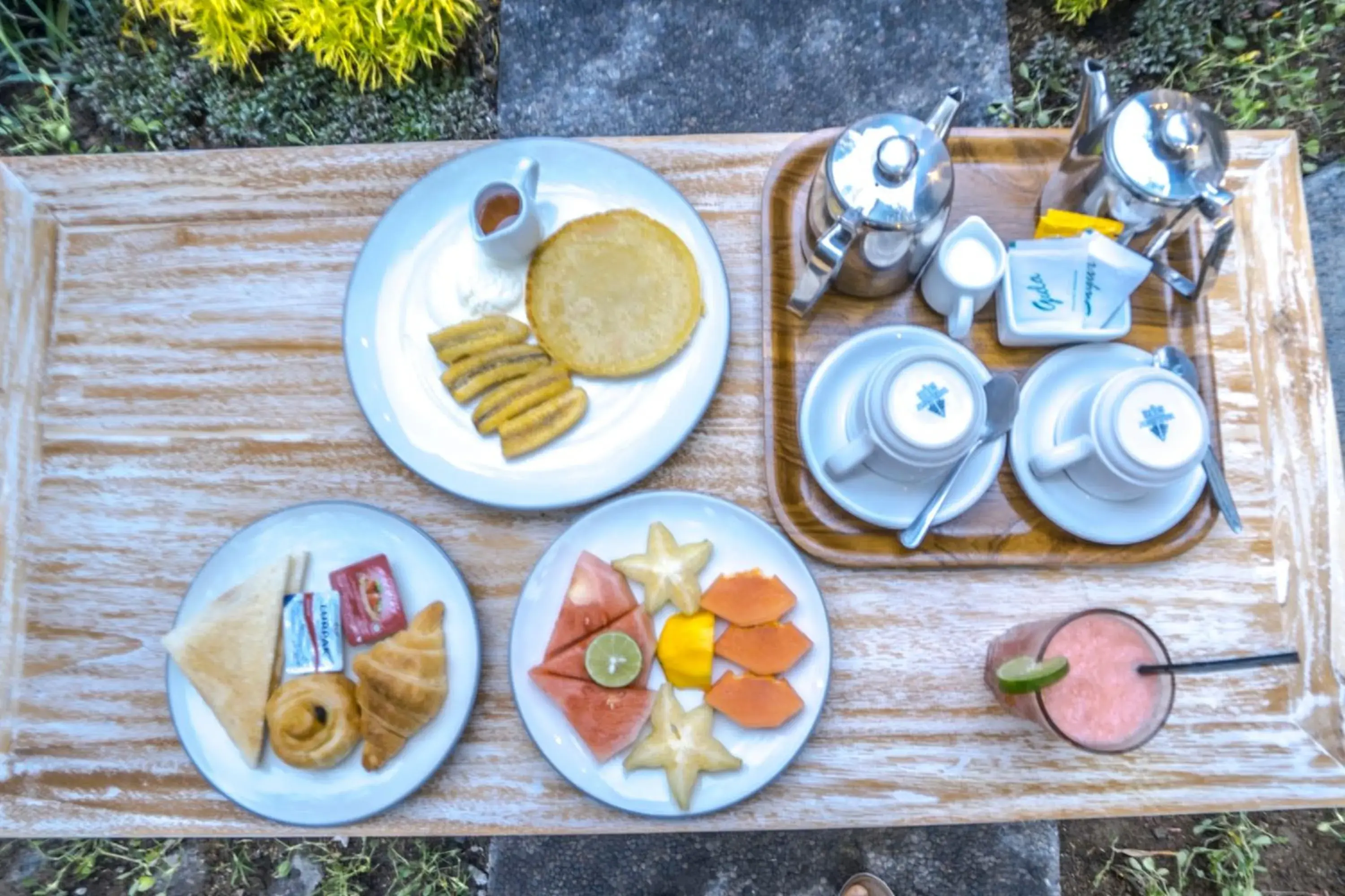 American breakfast in Ubud Tropical Garden 2