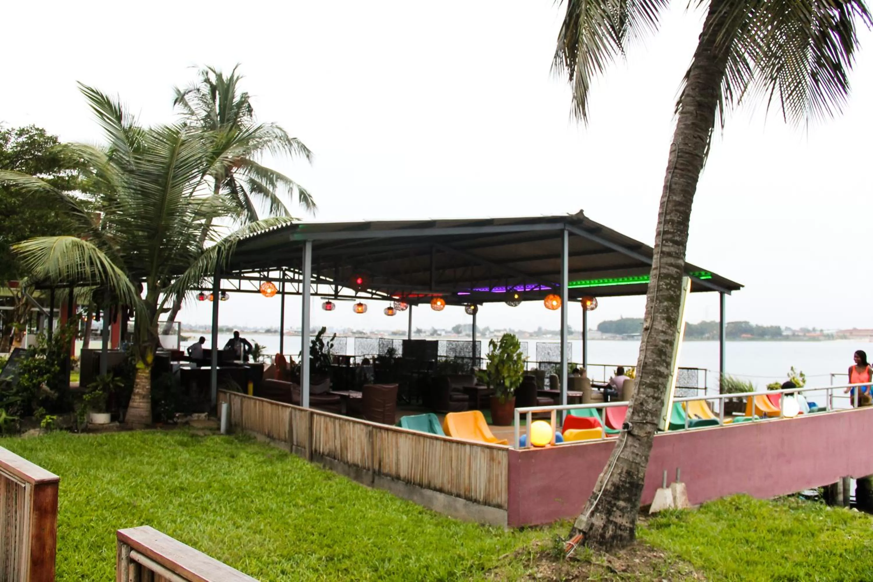 Patio in Hotel Le Marly