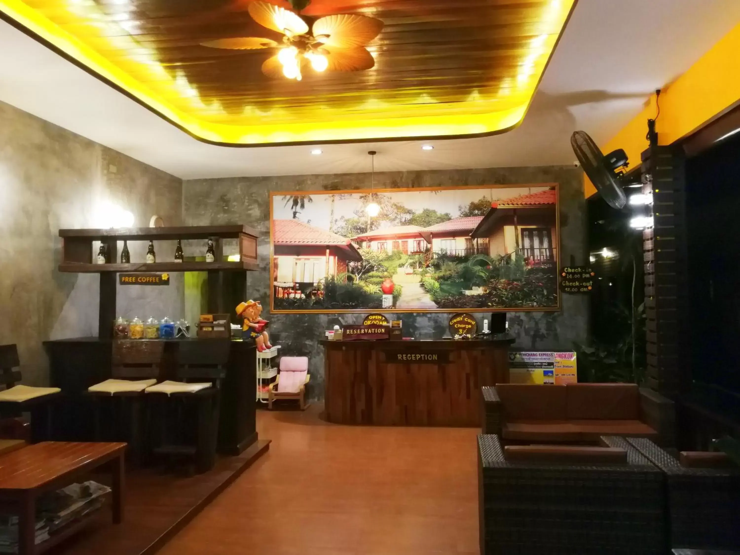 Lobby or reception in Paradise Bungalows Lobby or reception in Paradise Bungalows