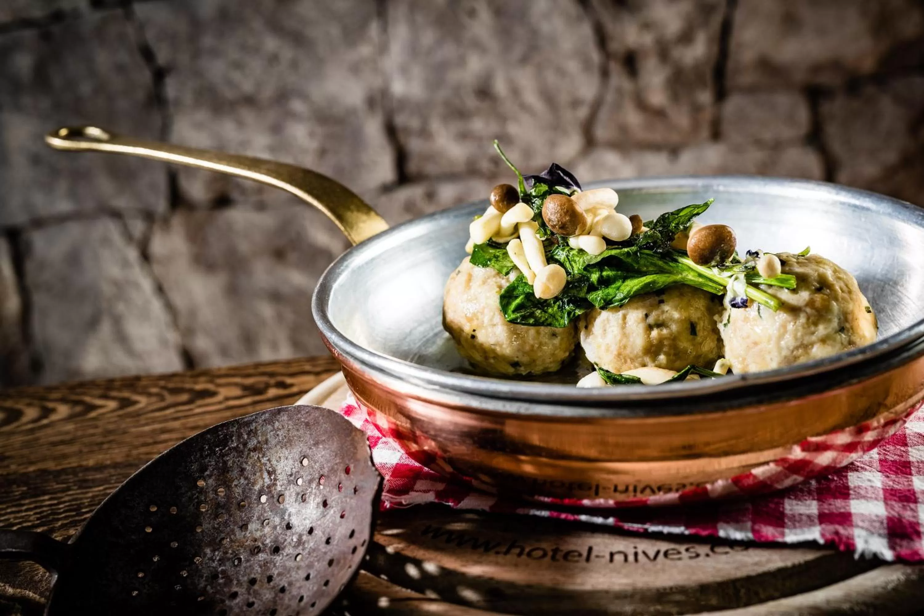 Food close-up in Boutique Hotel Nives - Luxury & Design in the Dolomites