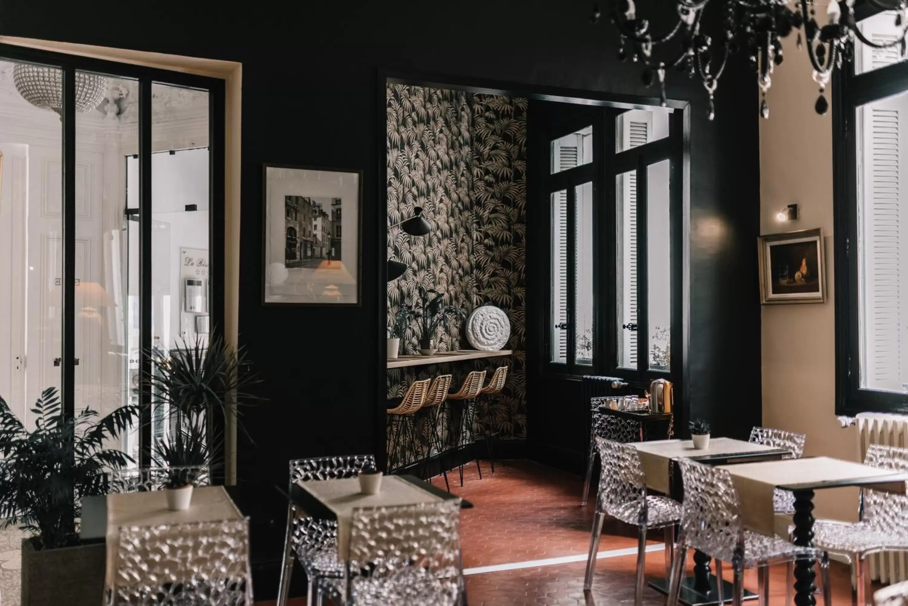 Dining area, Restaurant/Places to Eat in Hôtel La Résidence