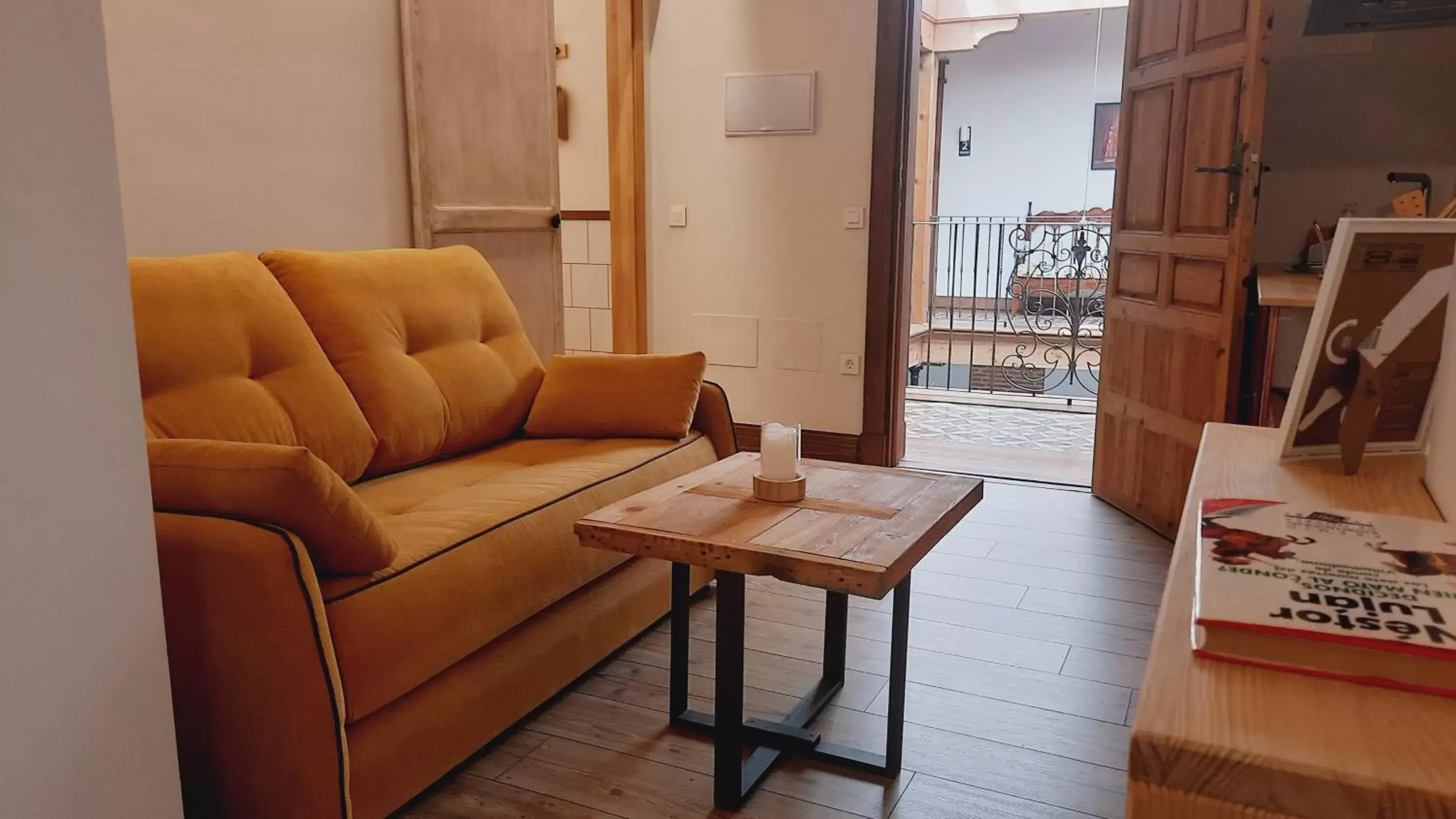 Kitchen or kitchenette, Seating Area in La Casa del Médico Hostería Rural