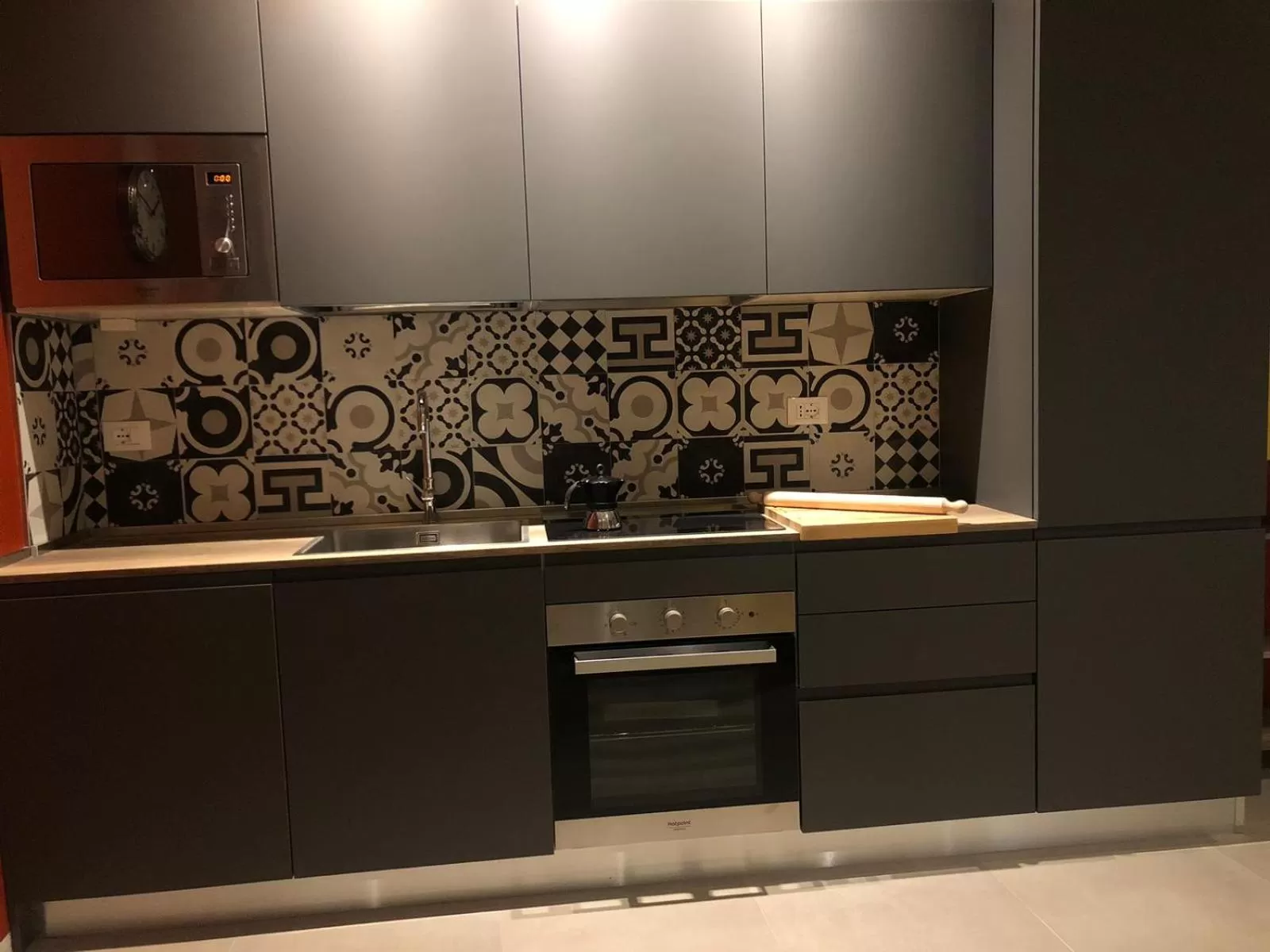 Kitchen or kitchenette in Zanhotel Regina