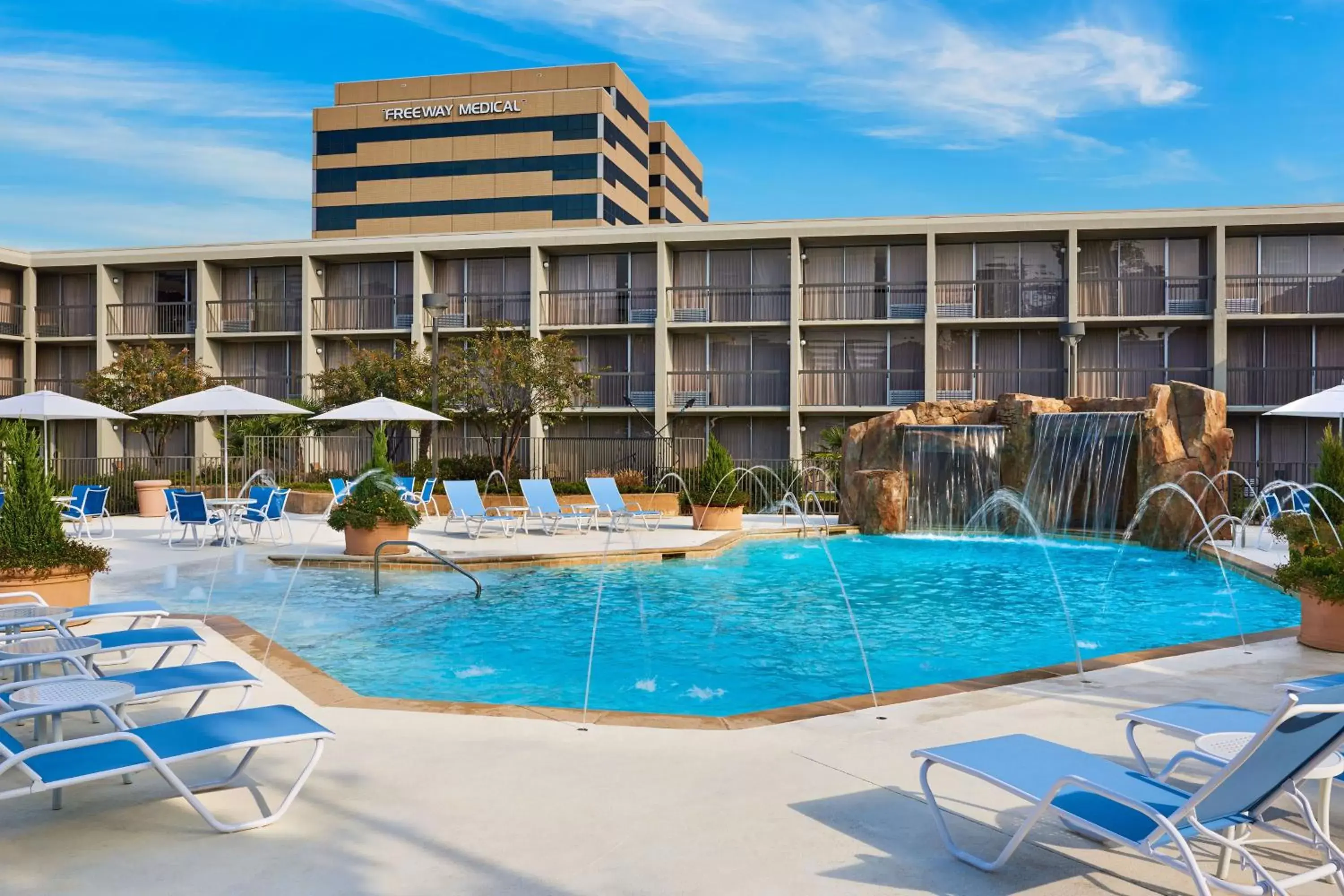 Swimming pool, Property Building in Four Points by Sheraton Little Rock Midtown