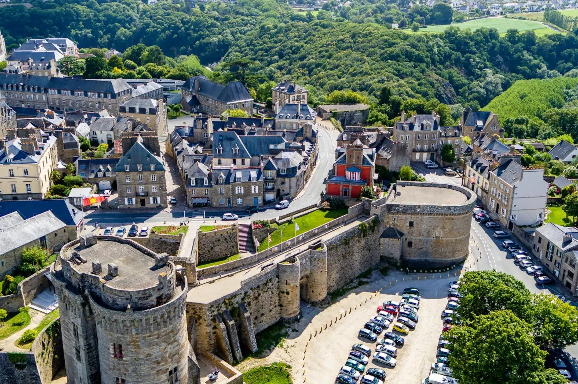 Bird's eye view, Bird's-eye View in Hôtel du Château Dinan - Originals Boutique