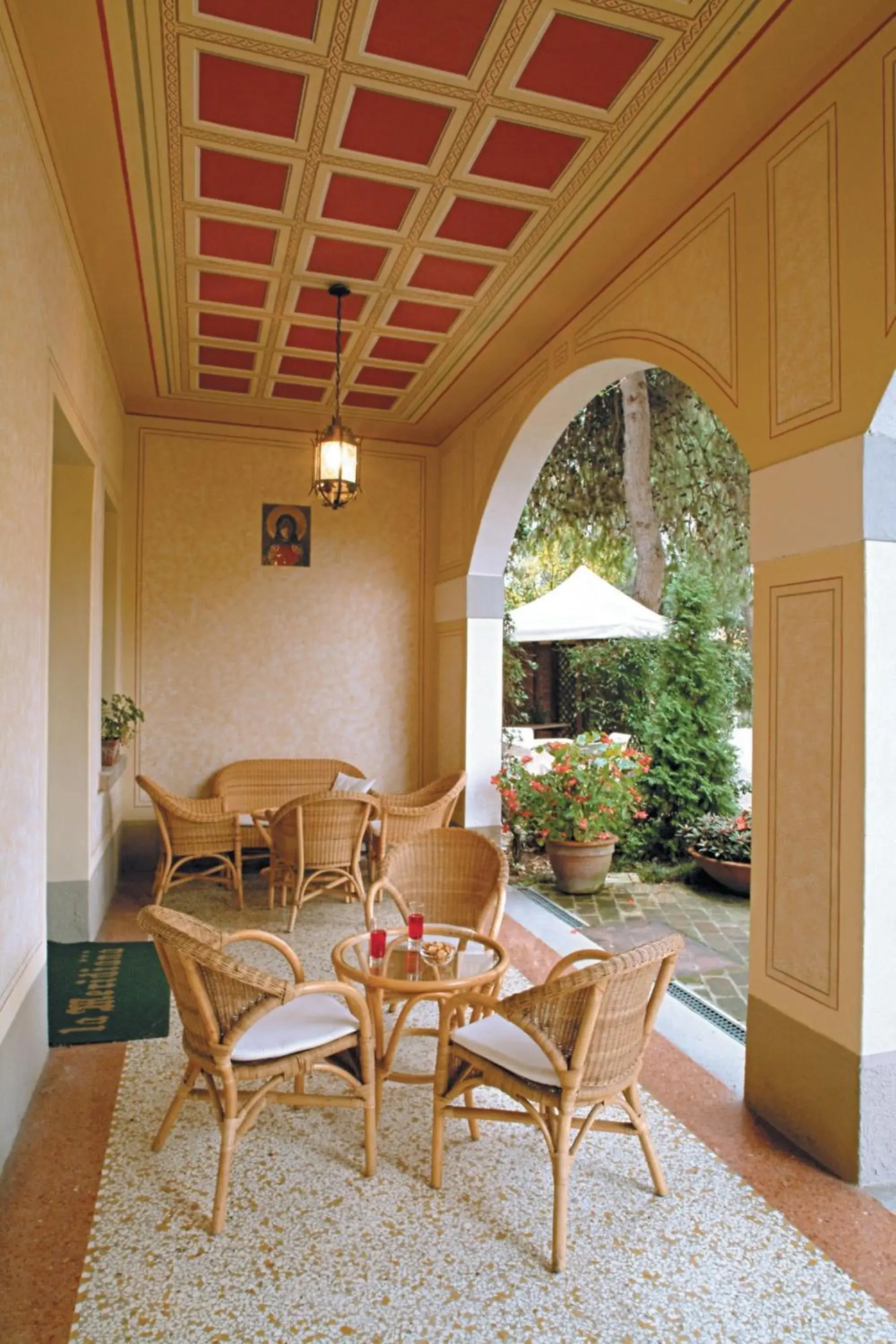 Decorative detail, Seating Area in Hotel La Meridiana