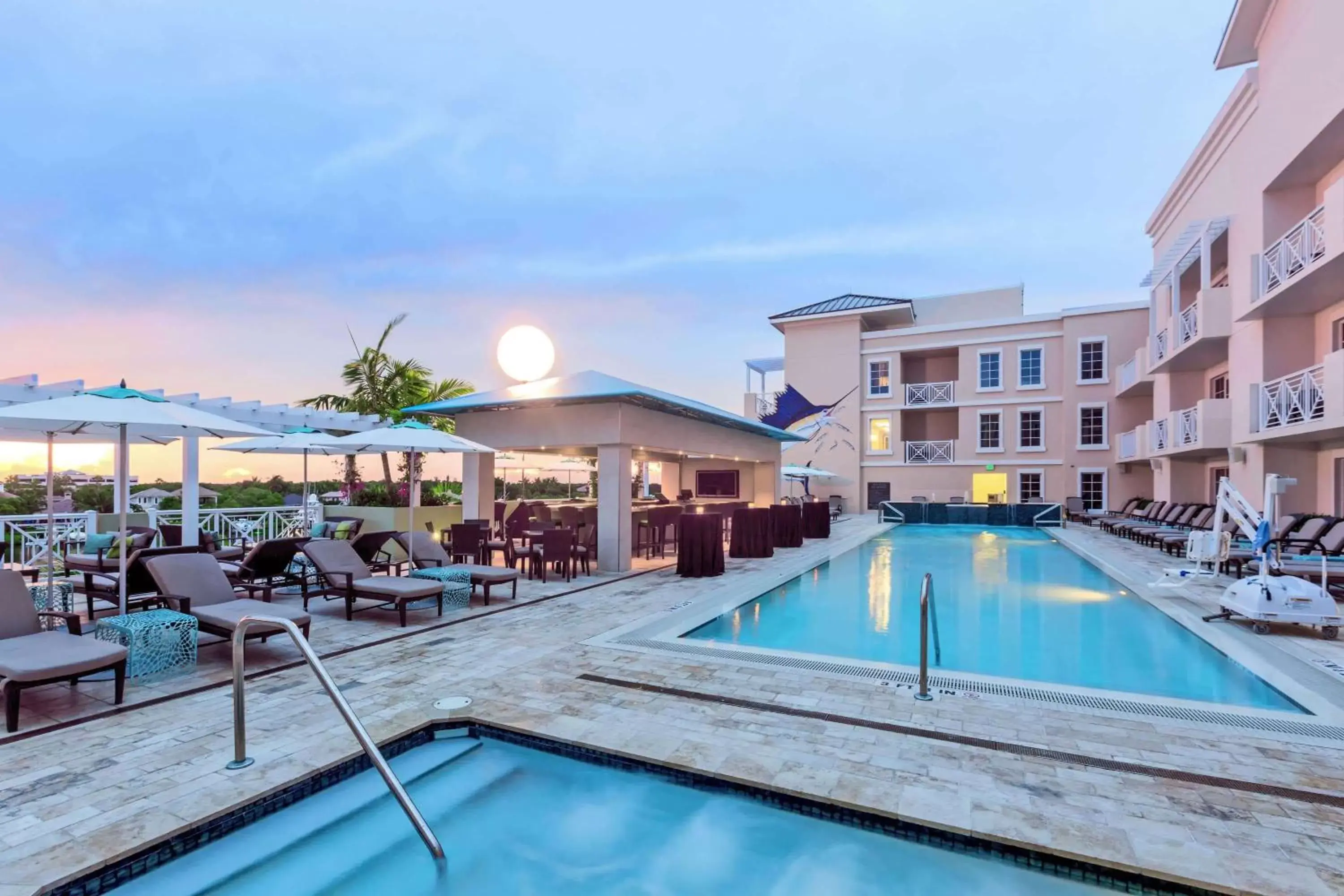 Pool view, Swimming Pool in Wyndham Grand Jupiter at Harbourside Place