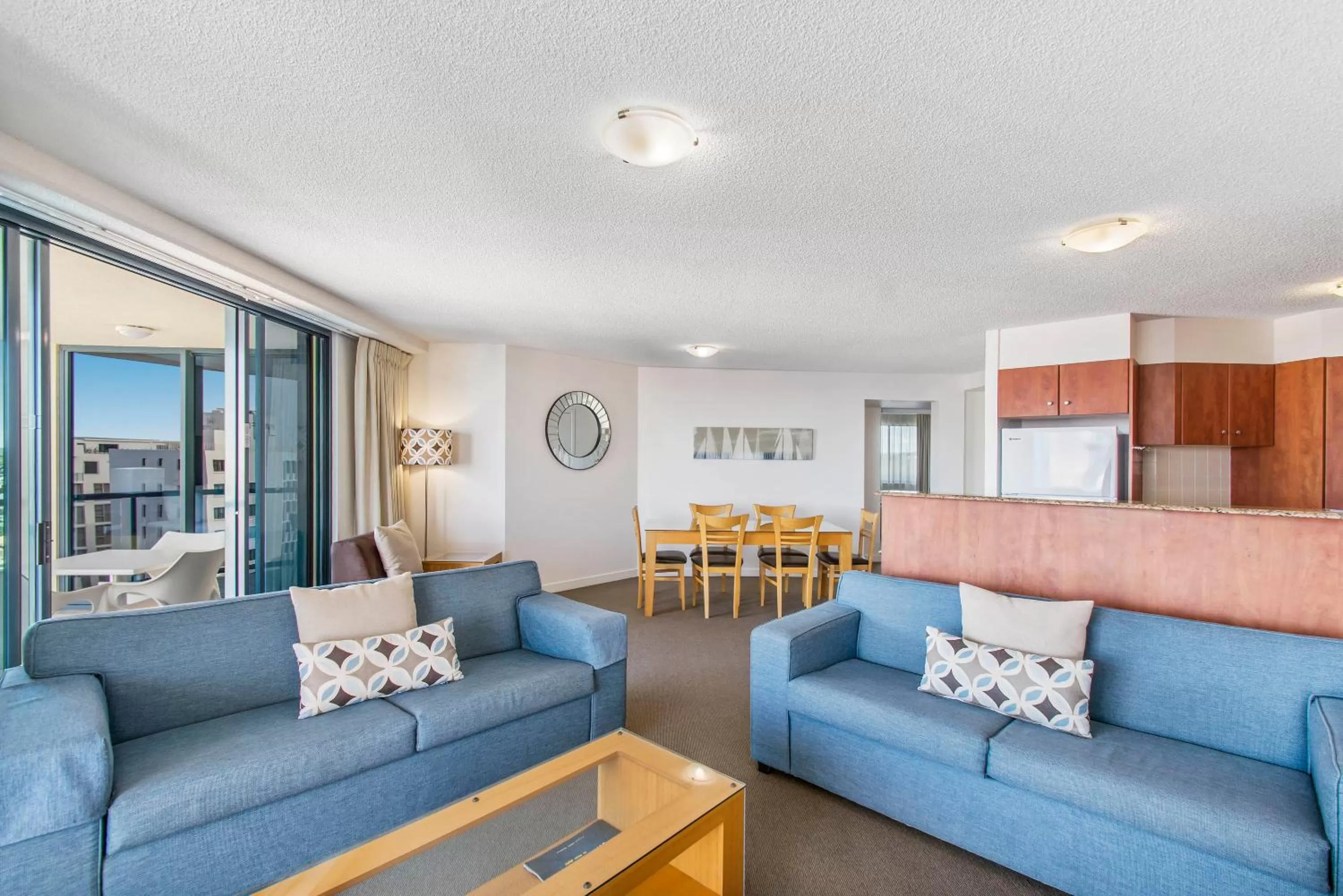 Living room in Mantra Mooloolaba Beach