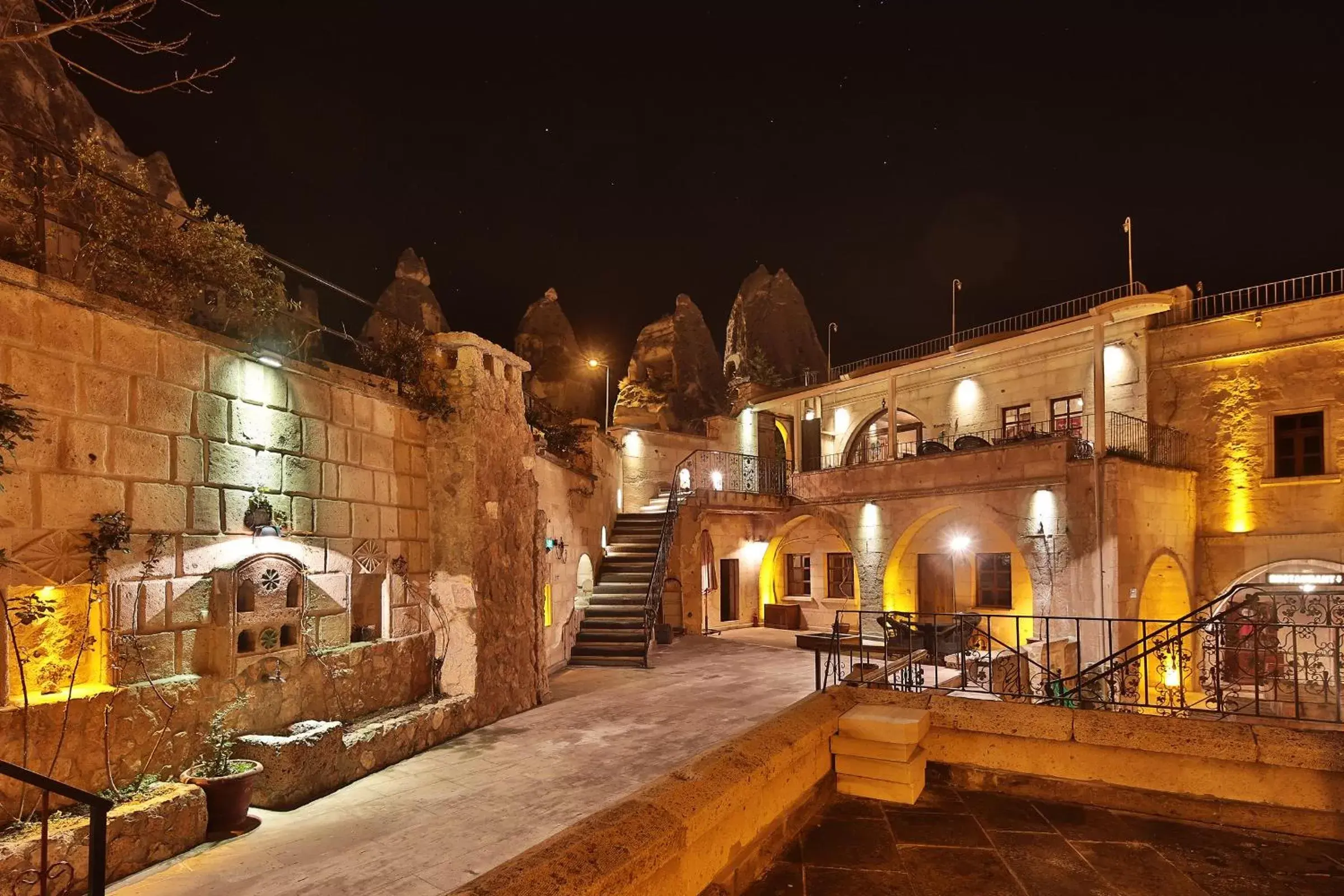 Night, Property Building in Cappadocia Cave Suites