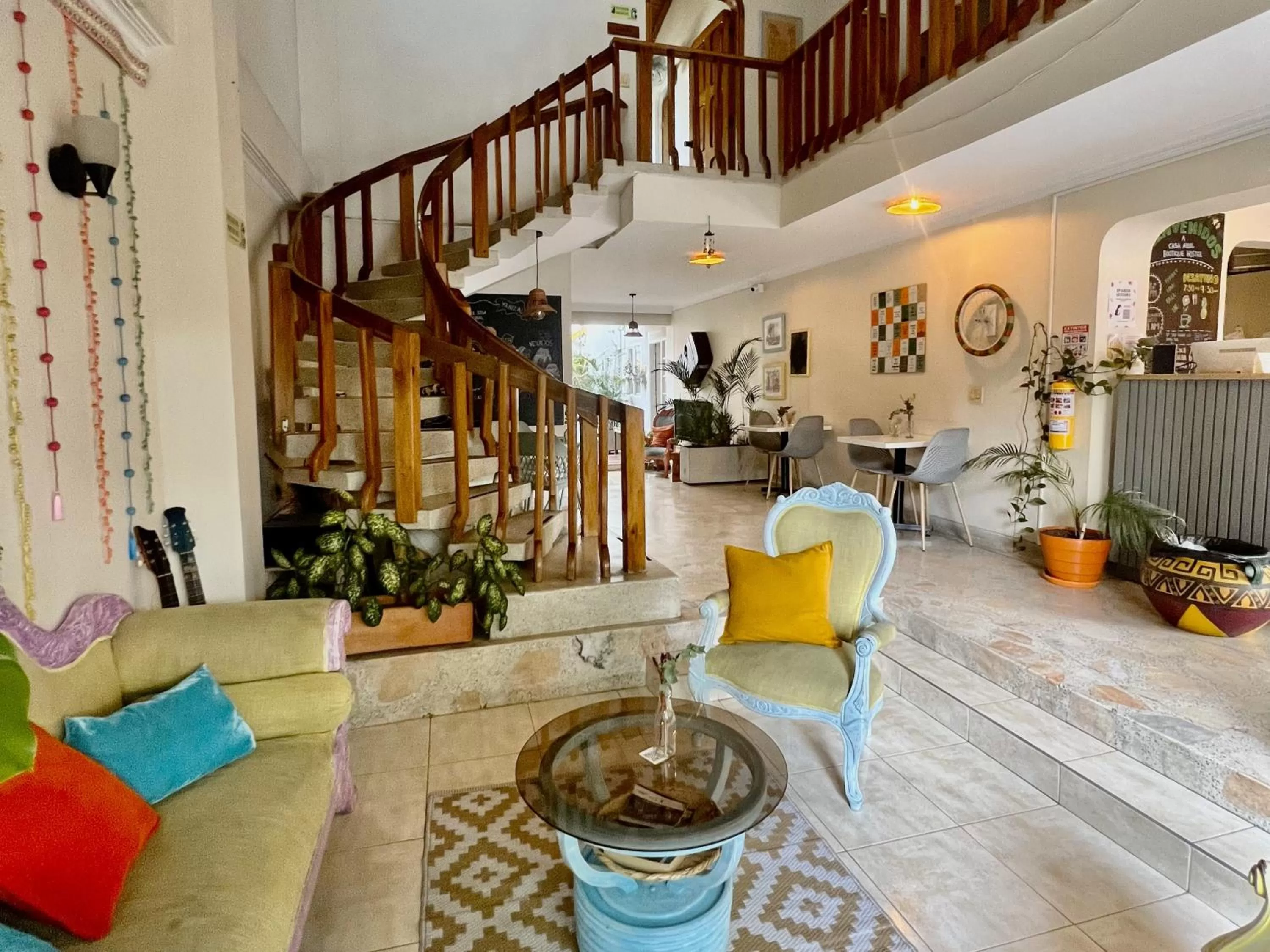 Lobby/Reception in Casa Azul Boutique Hostel