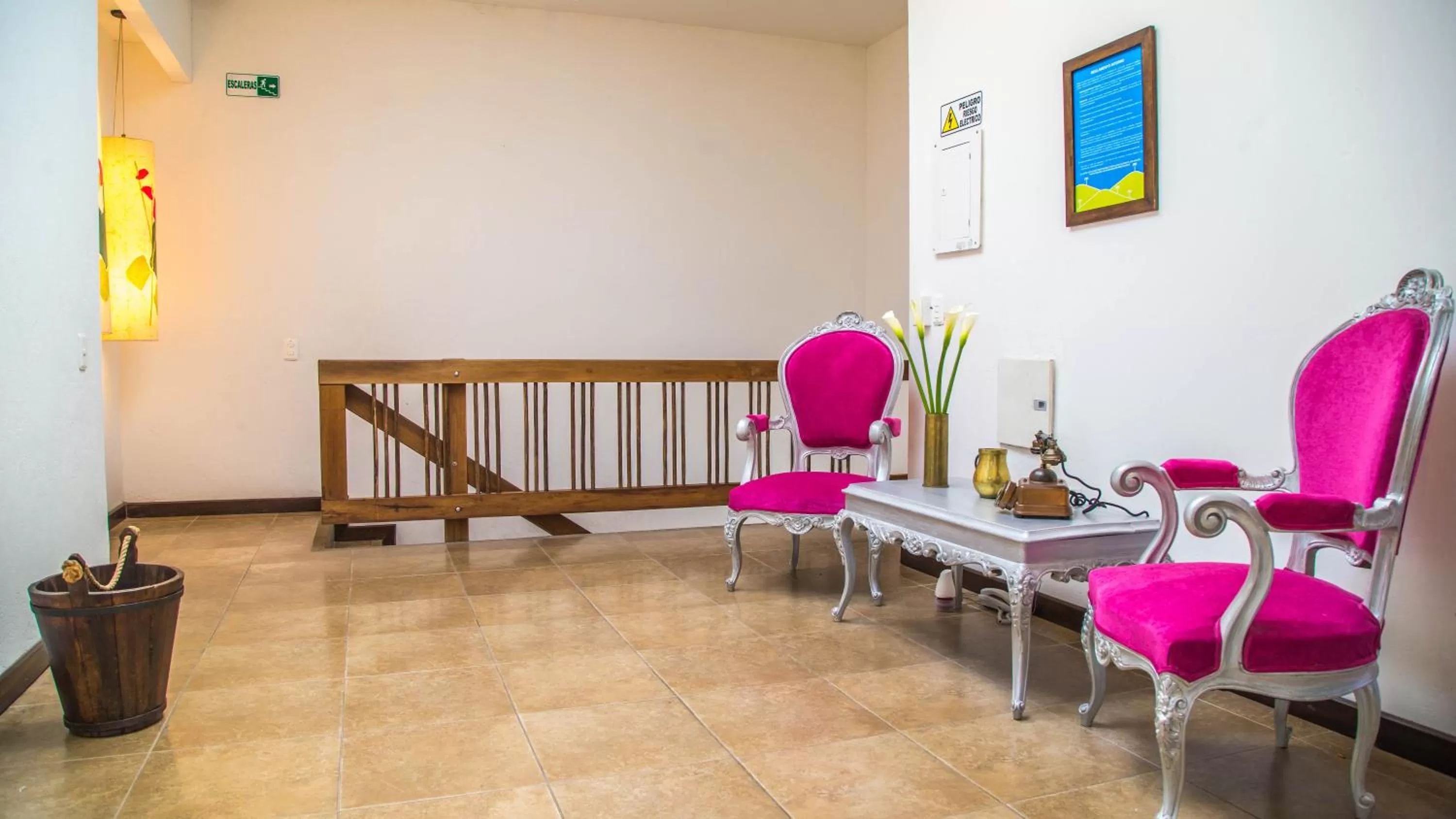 Living room in La Posada de la Plaza