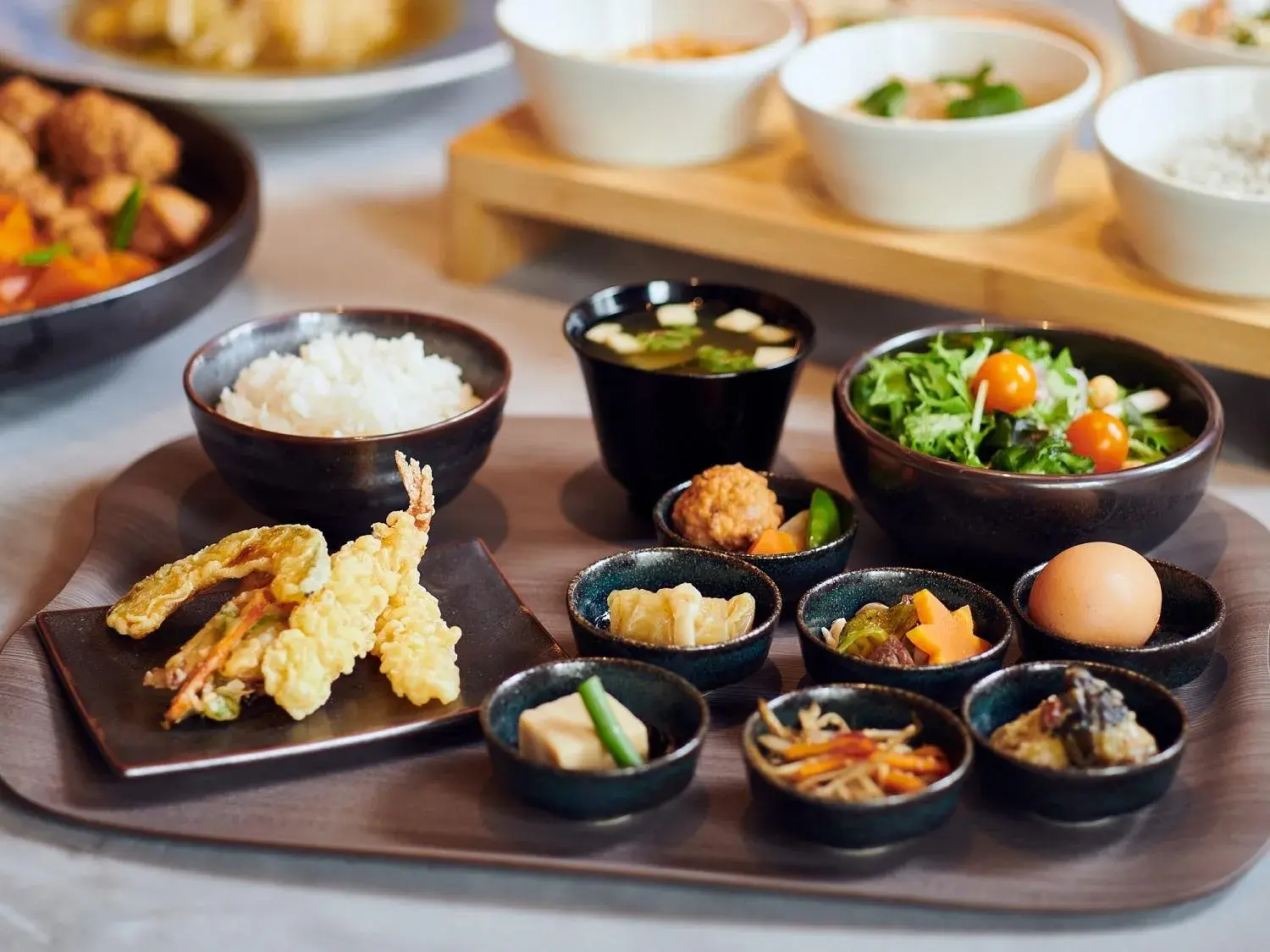 Buffet breakfast, Food in hotel androoms Shin-Osaka